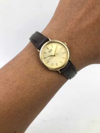 SEIKO LADIES 2C21-0070 ROUND QUARTZ JAPAN QUARTZ