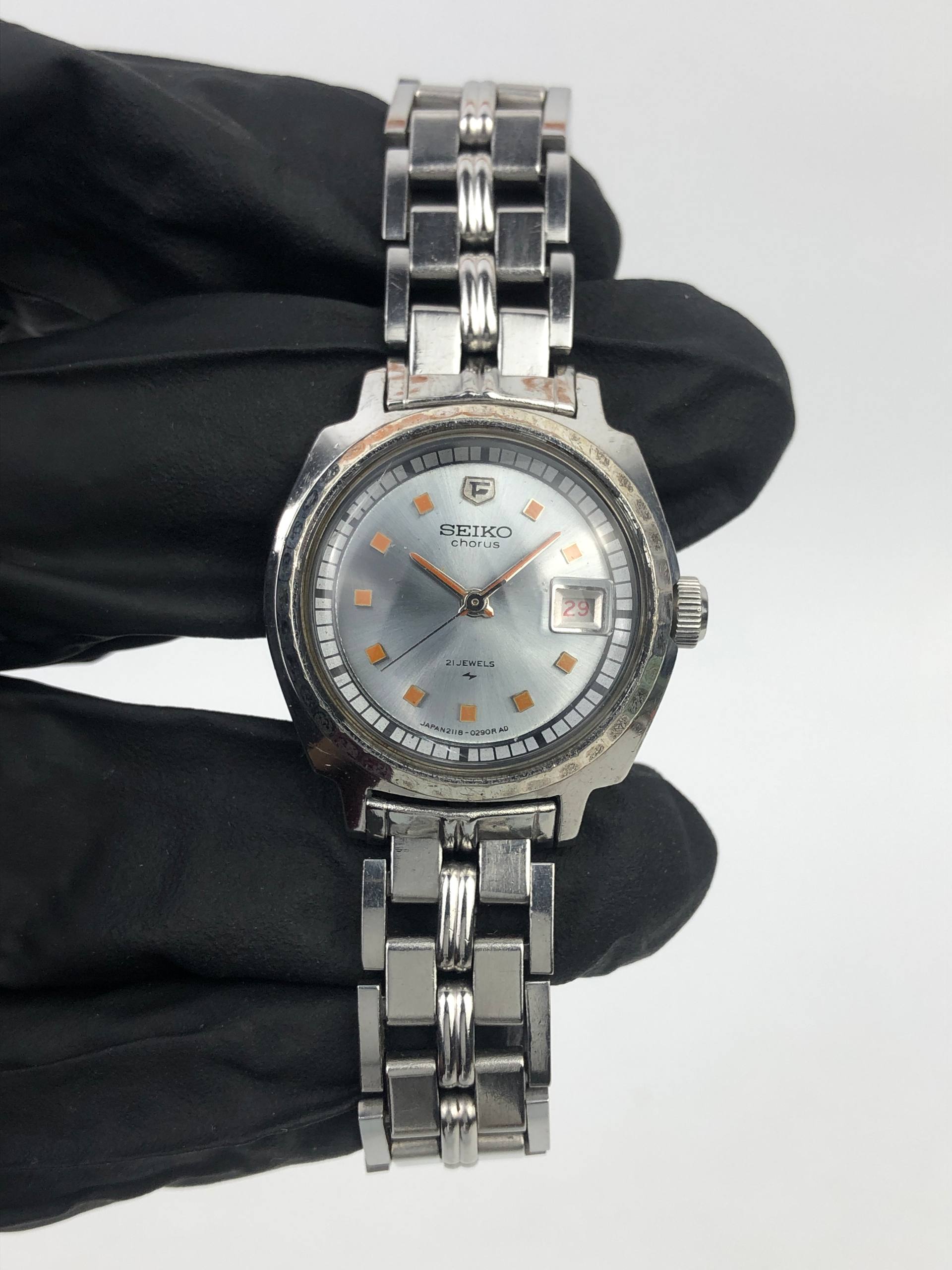 SEIKO RALLY 2118-0280 MECHANICAL BLUE SEA DIAL - Gambar 2