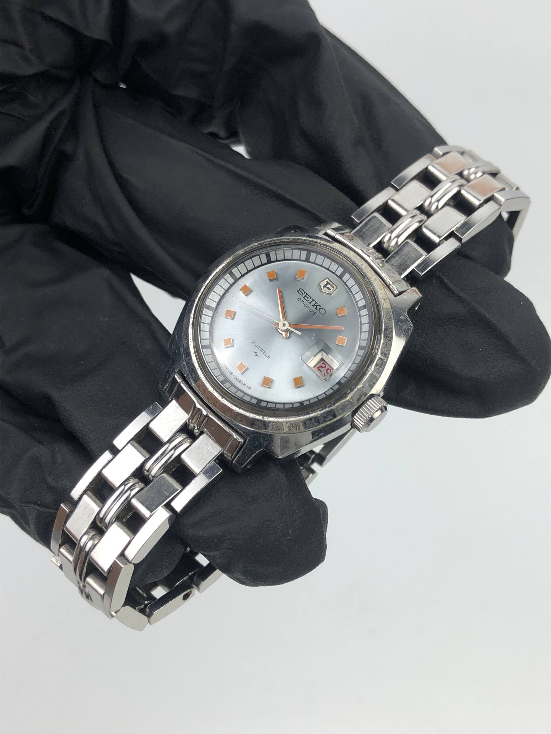 SEIKO RALLY 2118-0280 MECHANICAL BLUE SEA DIAL - Gambar 3