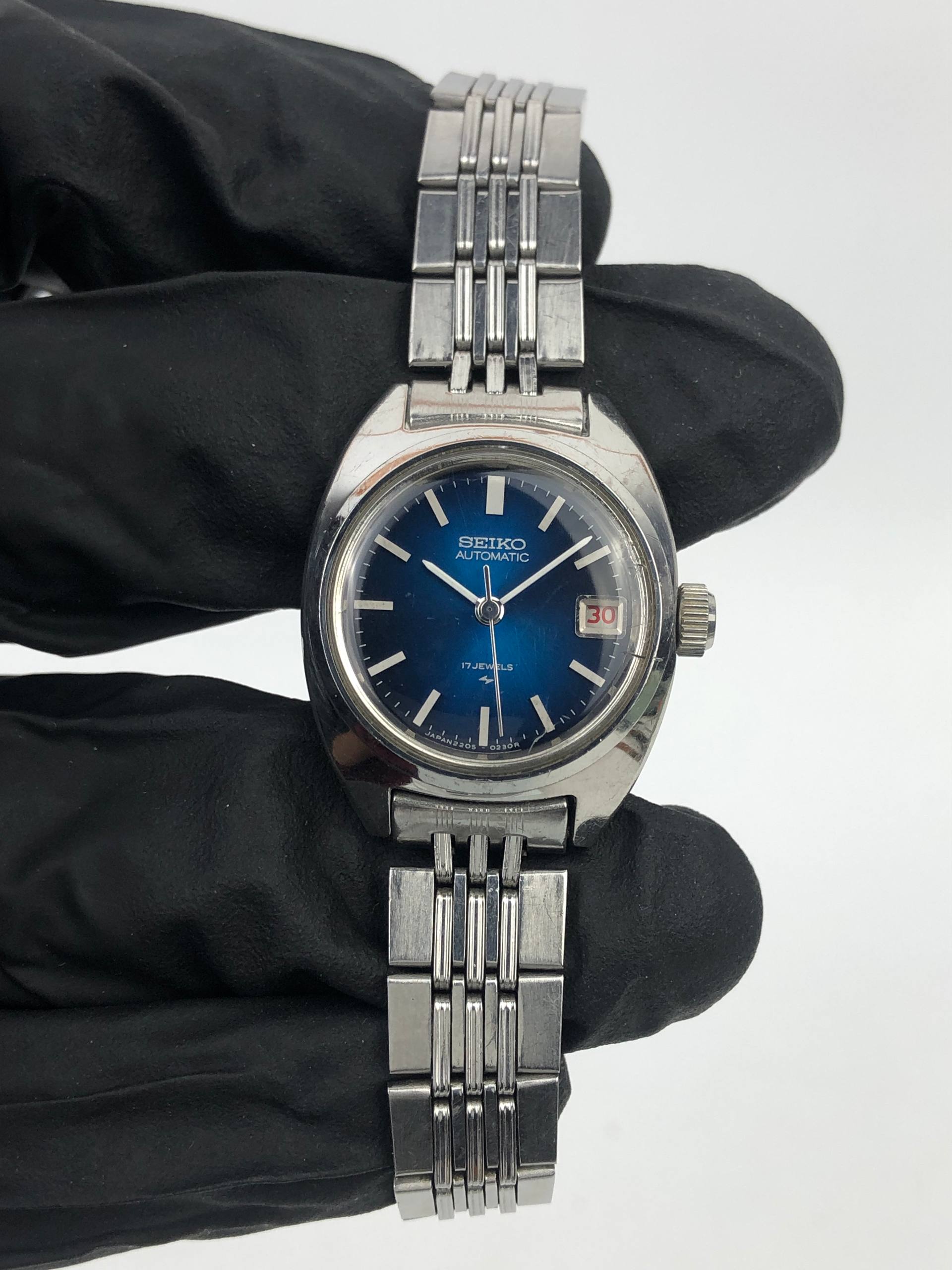 SEIKO 2205-0050 BLUE DIAL FULL ORIGINAL - Gambar 2