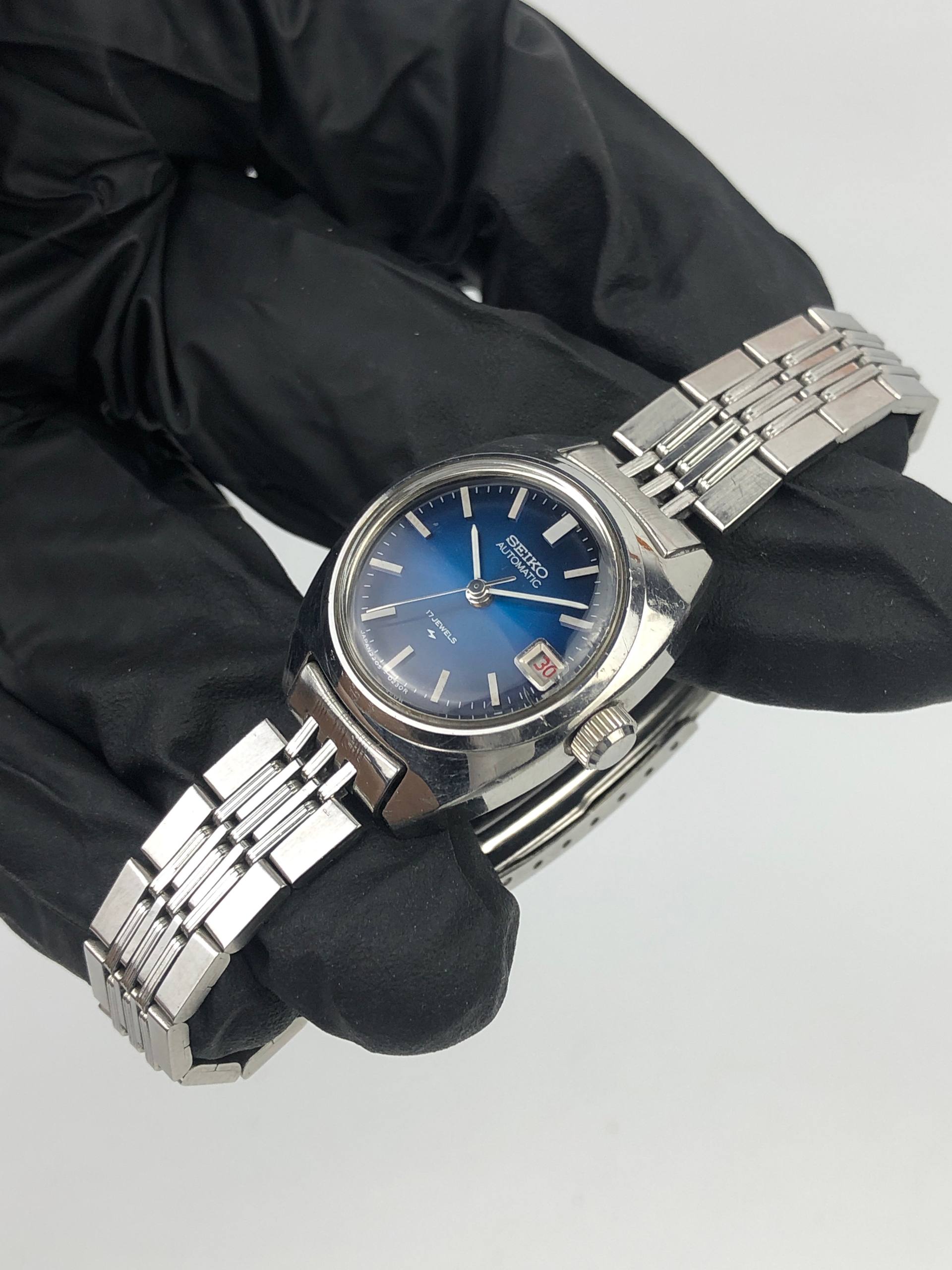 SEIKO 2205-0050 BLUE DIAL FULL ORIGINAL - Gambar 3