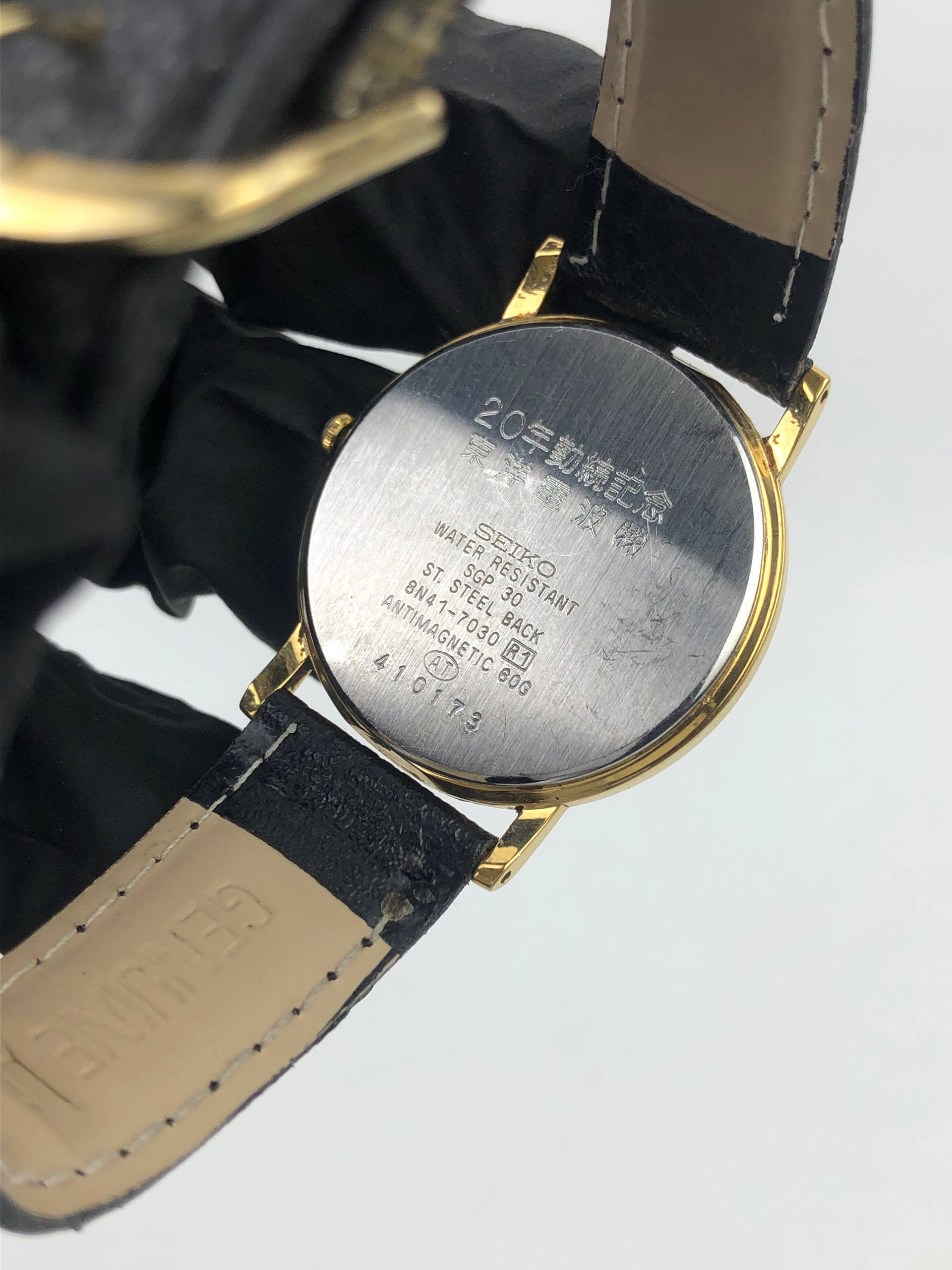 SEIKO DOLCE 8N41-7030 ROUND KLASIK ORIGINAL - Gambar 7