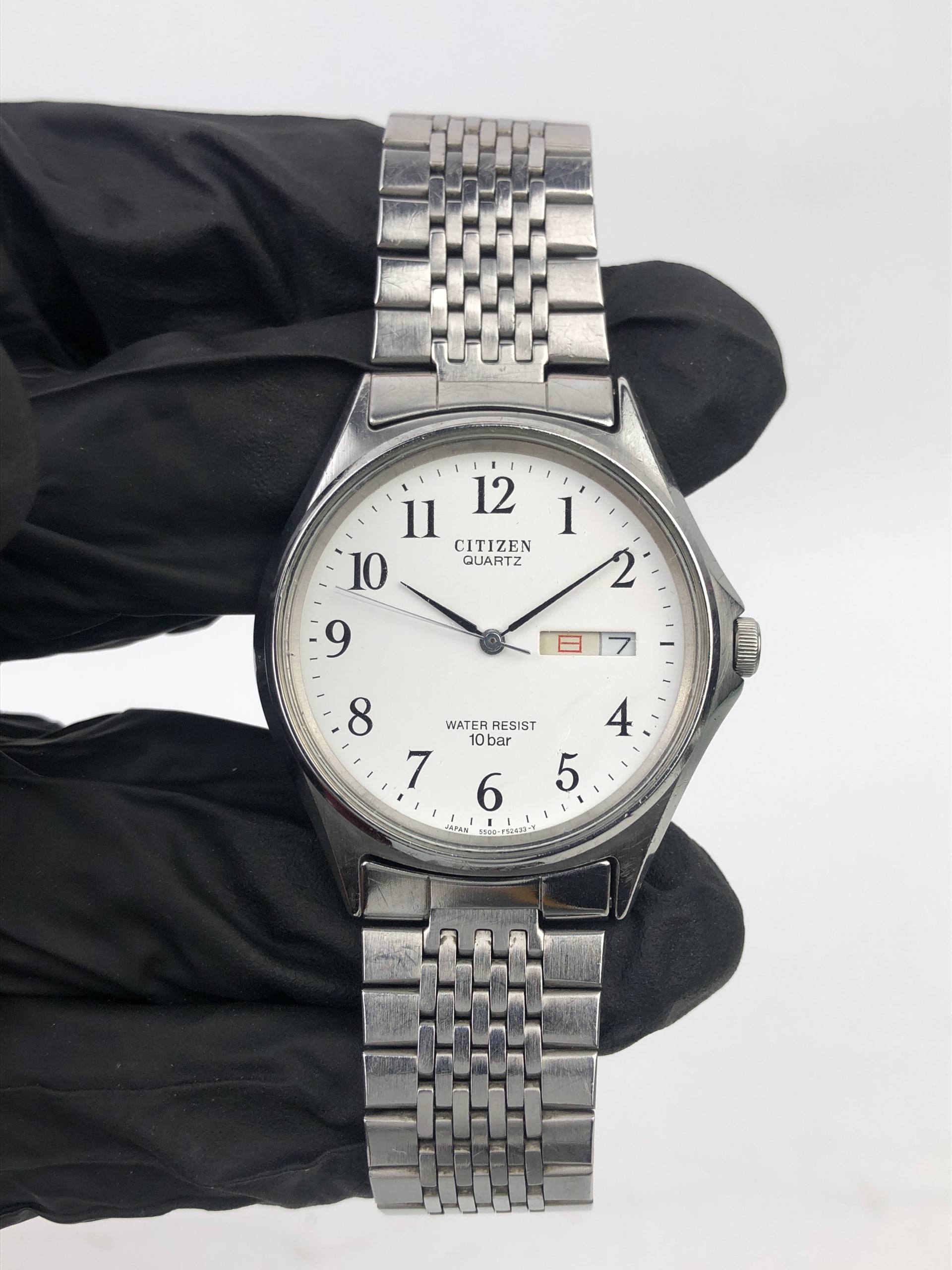 CITIZEN QUARTZ JAPAN DAY DATE ALL ORIGINAL - Gambar 2