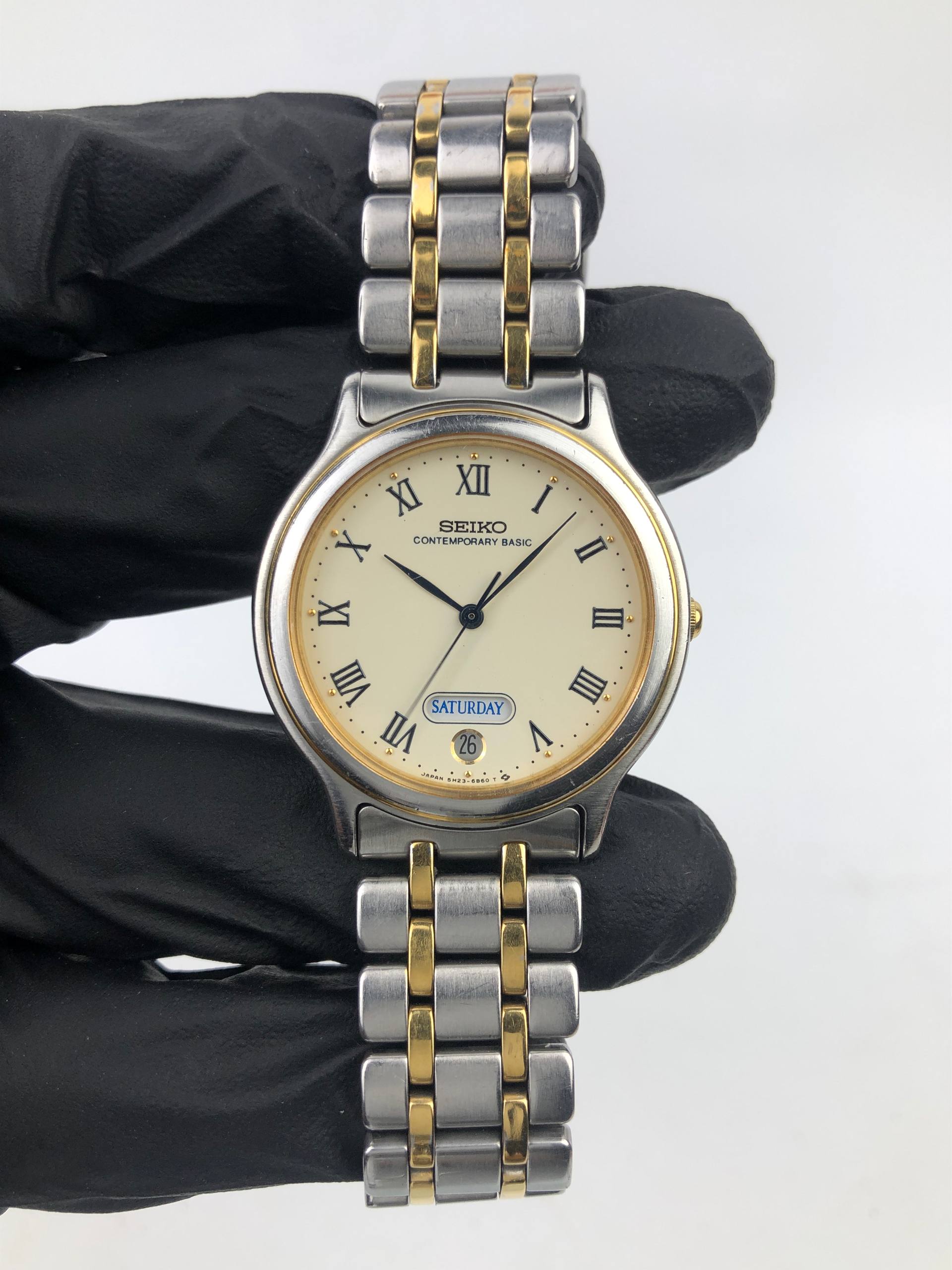 SEIKO 5H23-6B90 CONTEMPORARY BASIC SPLIT DAY FULL ORIGINAL - Gambar 2