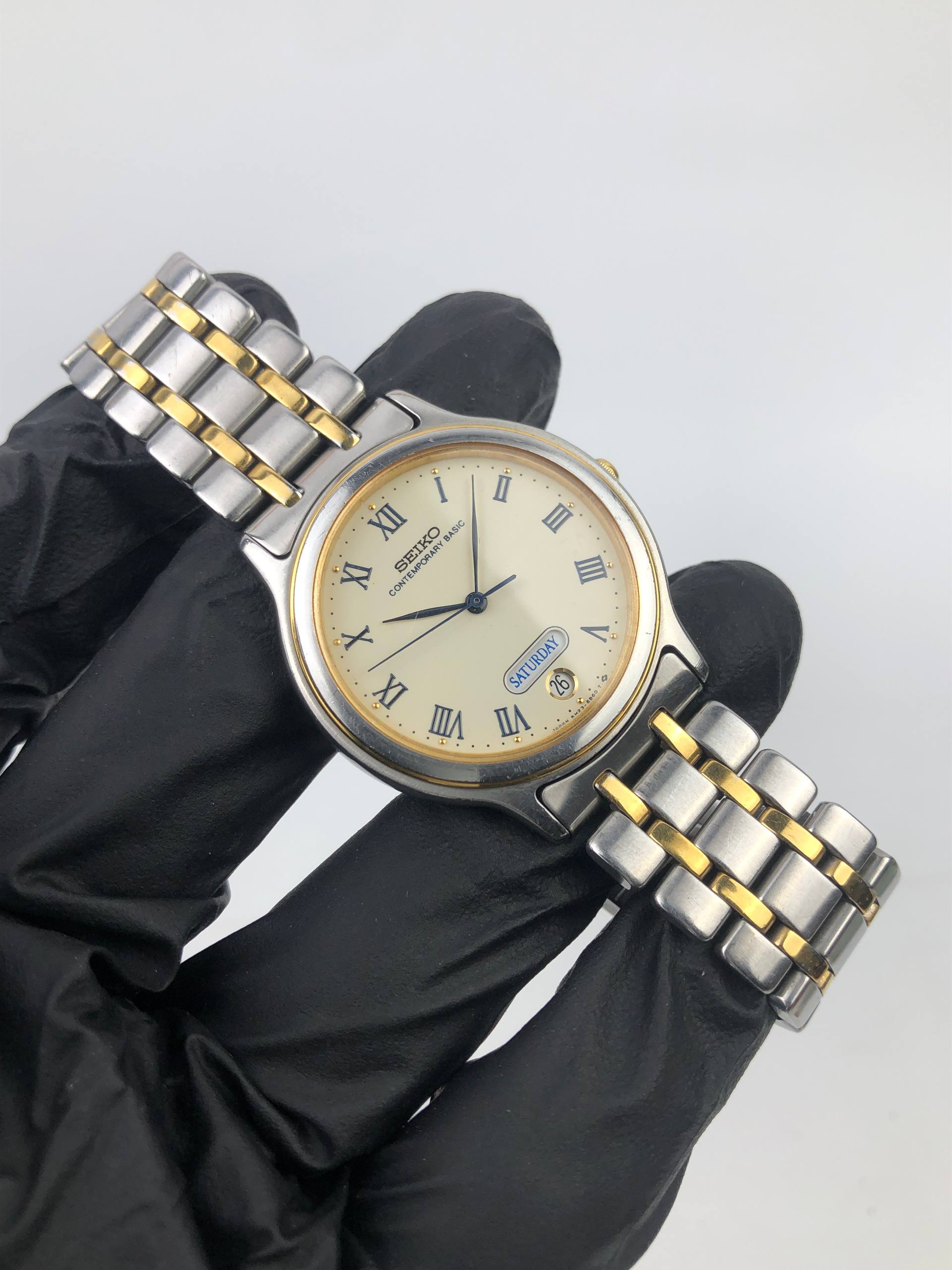 SEIKO 5H23-6B90 CONTEMPORARY BASIC SPLIT DAY FULL ORIGINAL - Gambar 4
