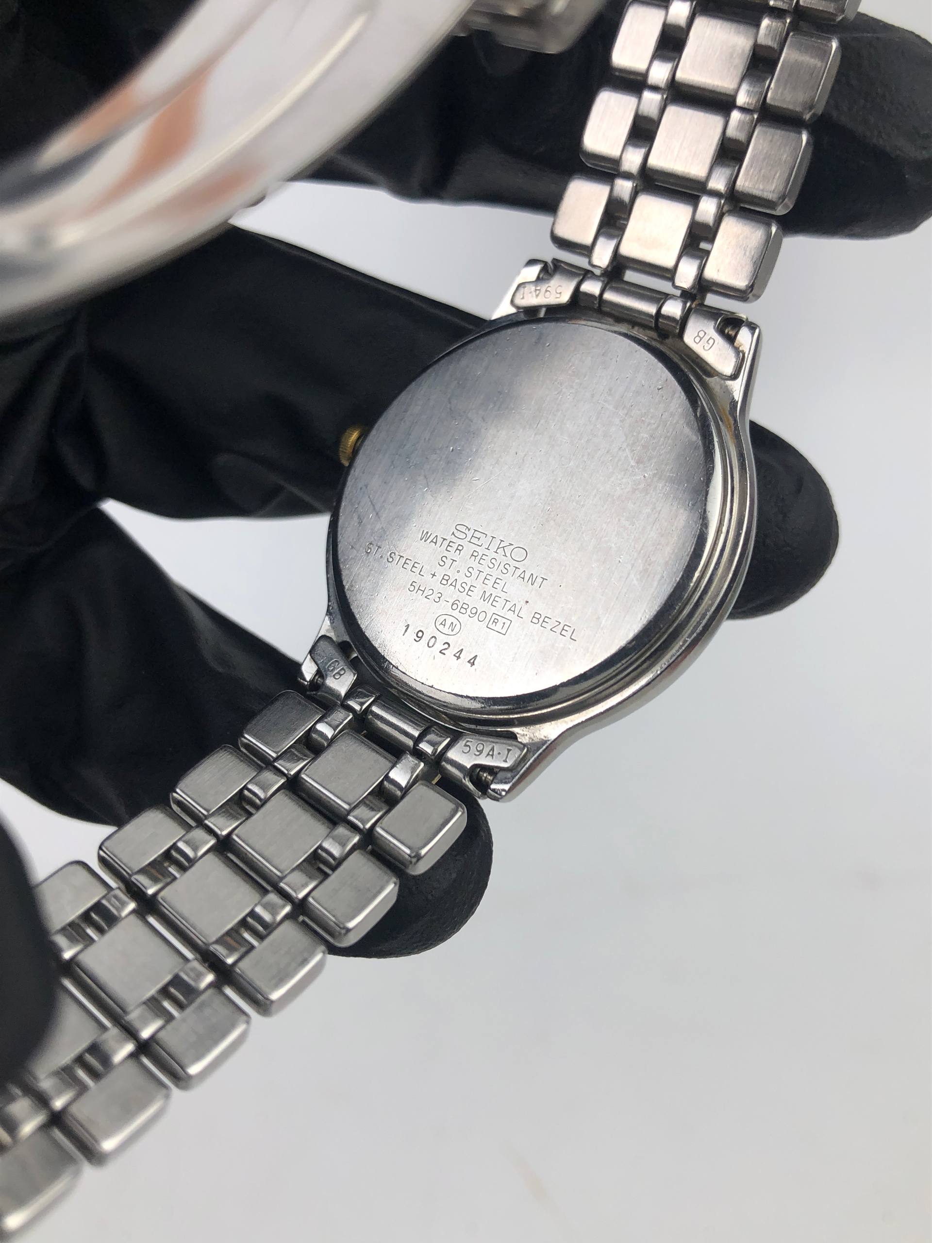 SEIKO 5H23-6B90 CONTEMPORARY BASIC SPLIT DAY FULL ORIGINAL - Gambar 8