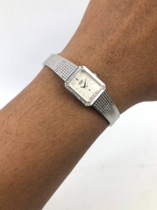 CITIZEN CRYSTON QUARTZ TANK DIAMOND BEZEL ALL ORIGINAL