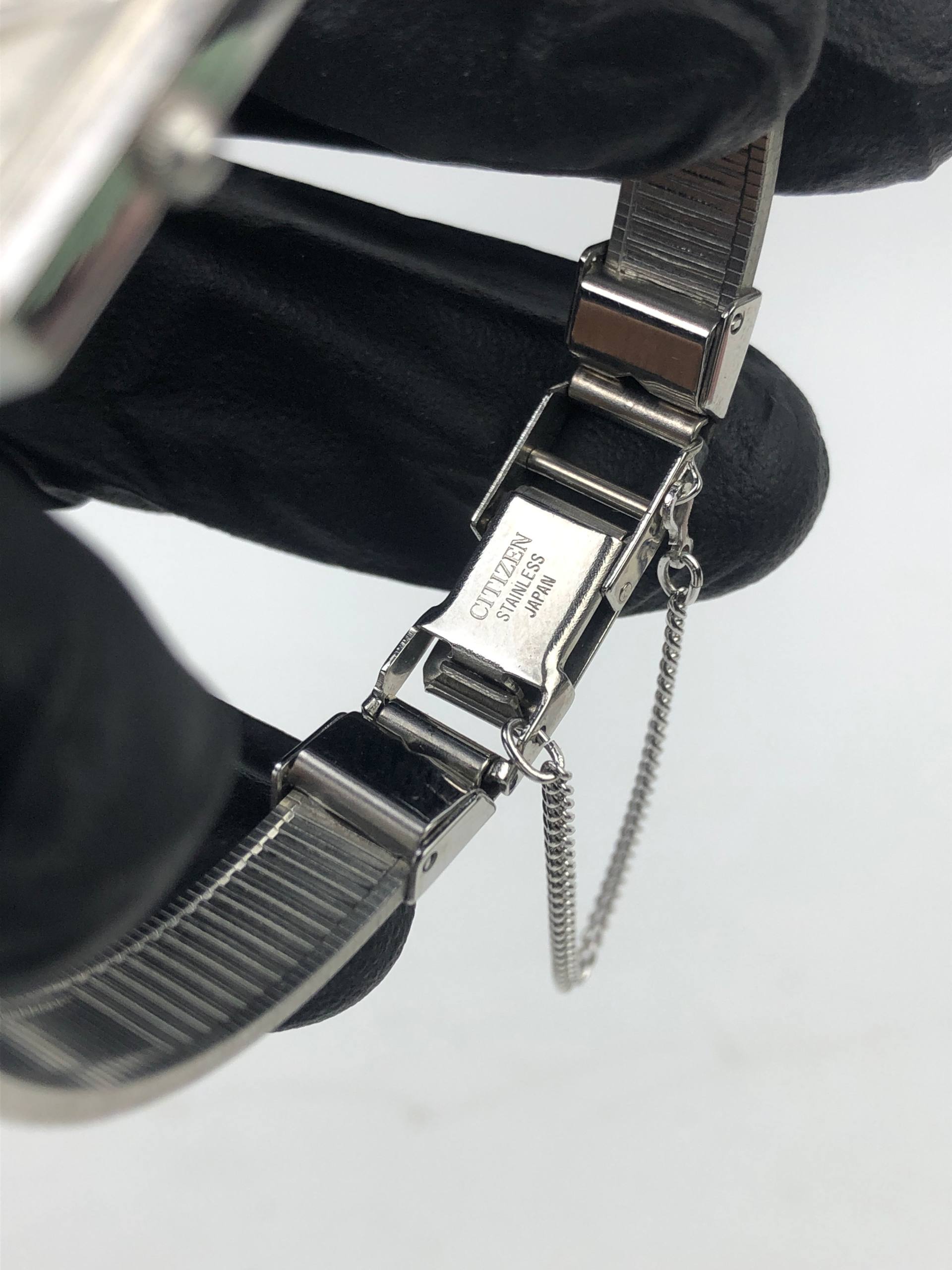CITIZEN CRYSTON QUARTZ TANK DIAMOND BEZEL ALL ORIGINAL - Gambar 7