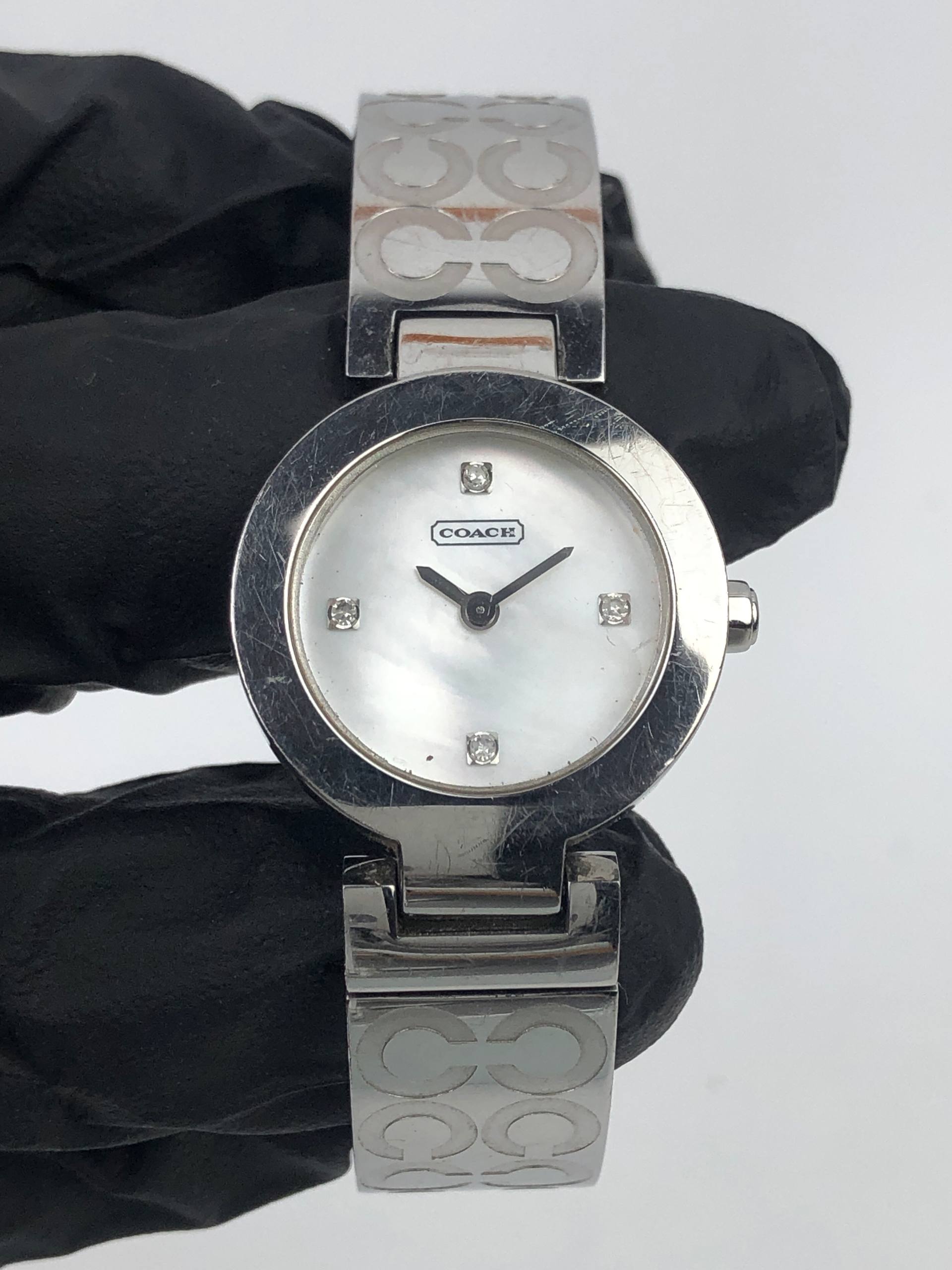AUTHENTIC COACH SWISSMADE BANGLE DIAMOND INDEX - Gambar 2