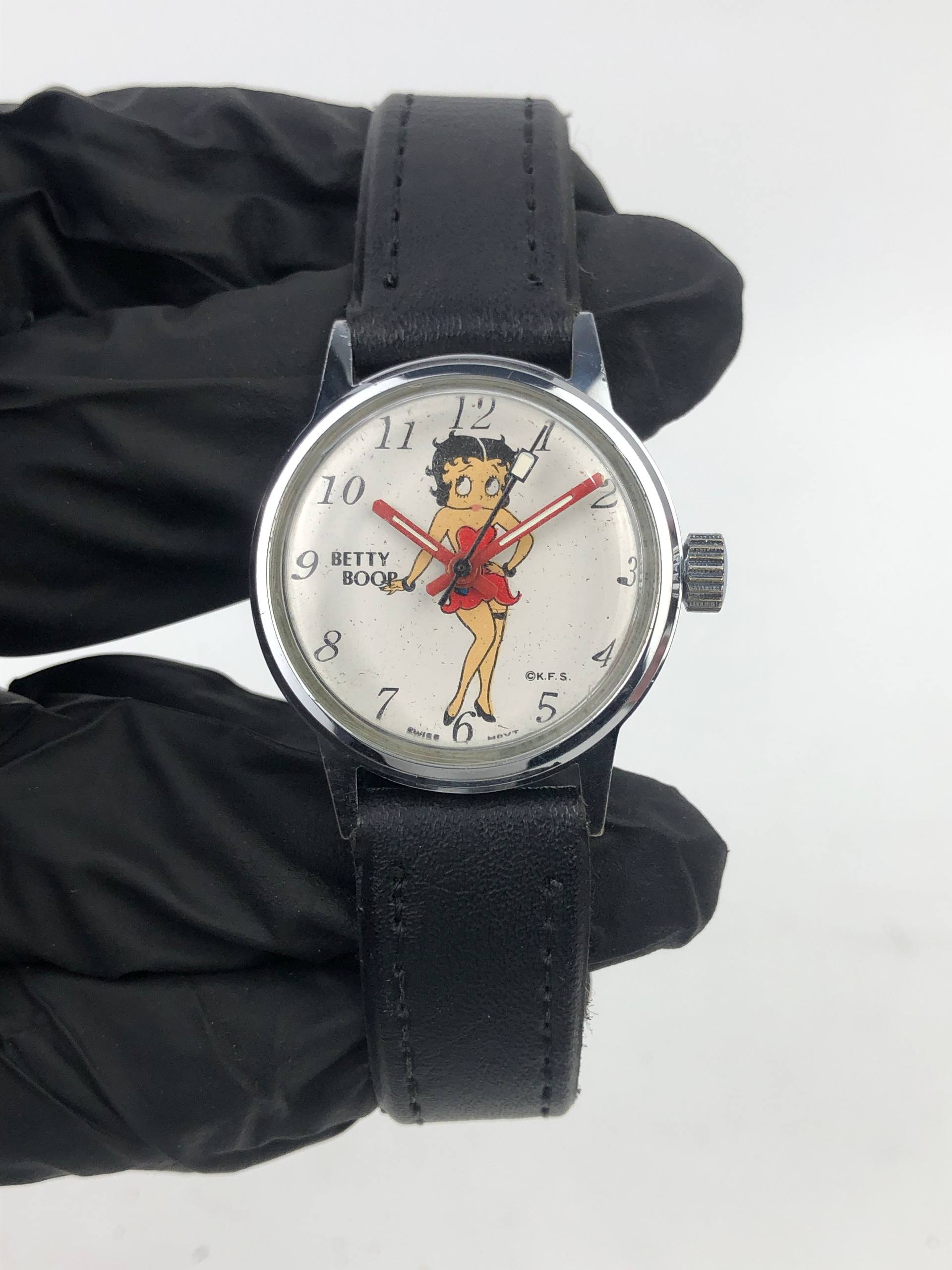 CHARACTER WATCH SWISS MANUAL BEETY BOOR VINTAGE MIDSIZE - Gambar 2