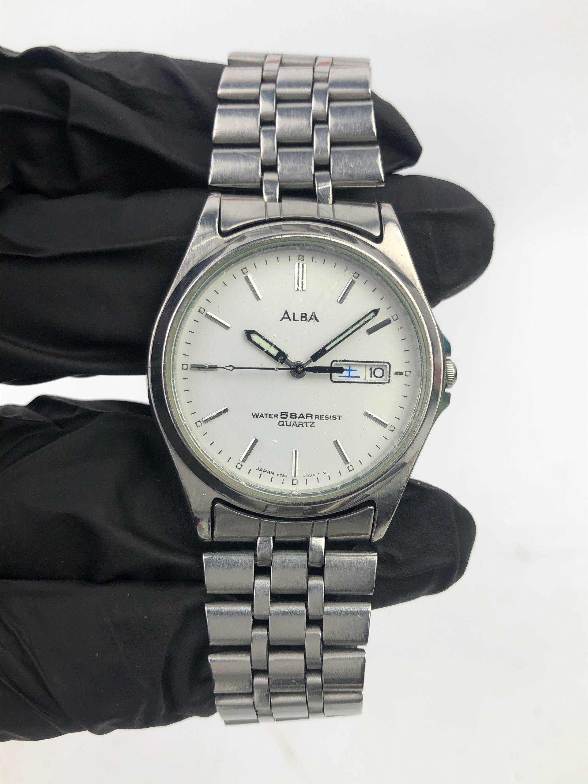 ALBA V733-7A00 ANALOG DAYDATE MAN SIZE - Gambar 2