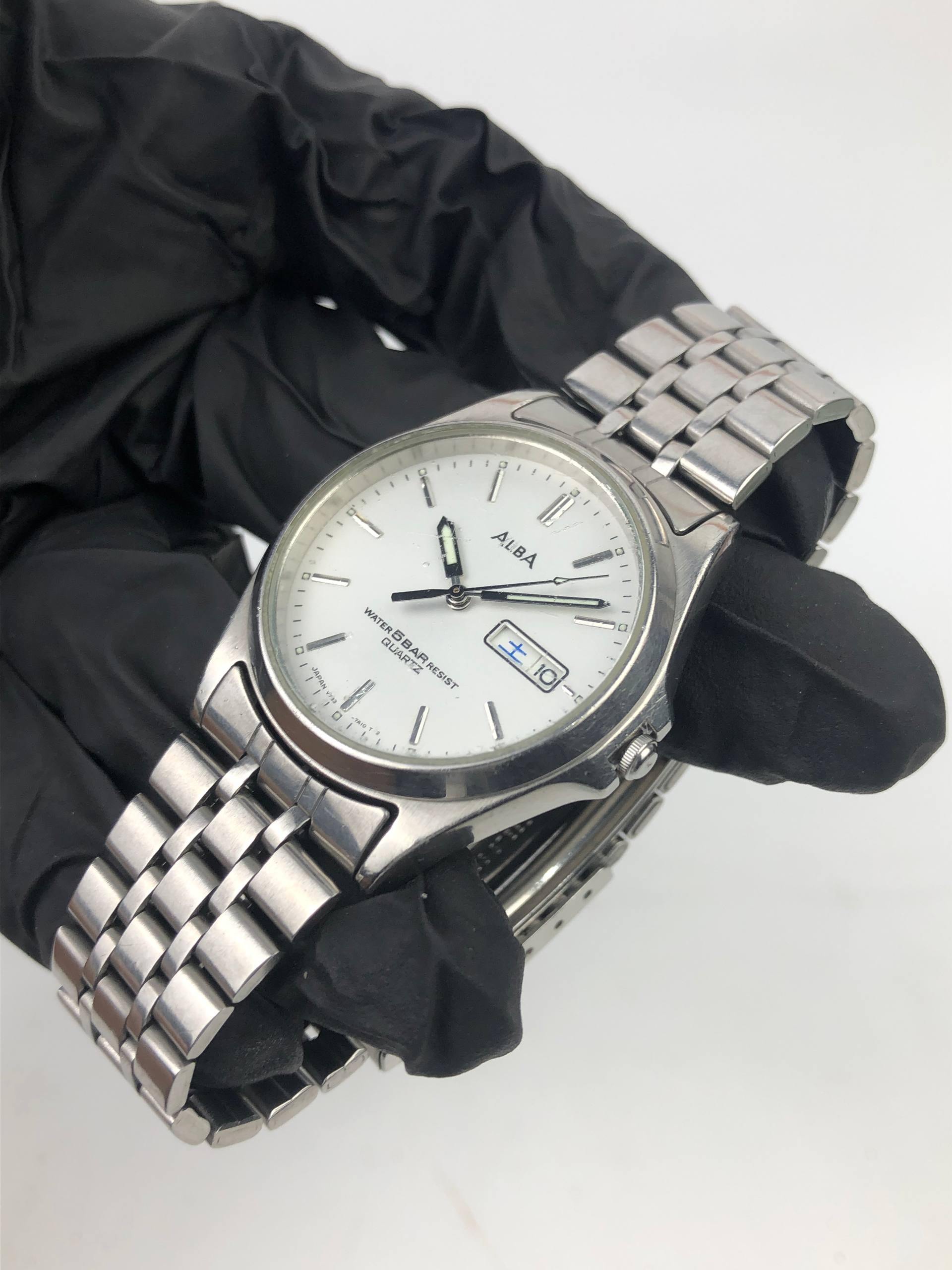 ALBA V733-7A00 ANALOG DAYDATE MAN SIZE - Gambar 4