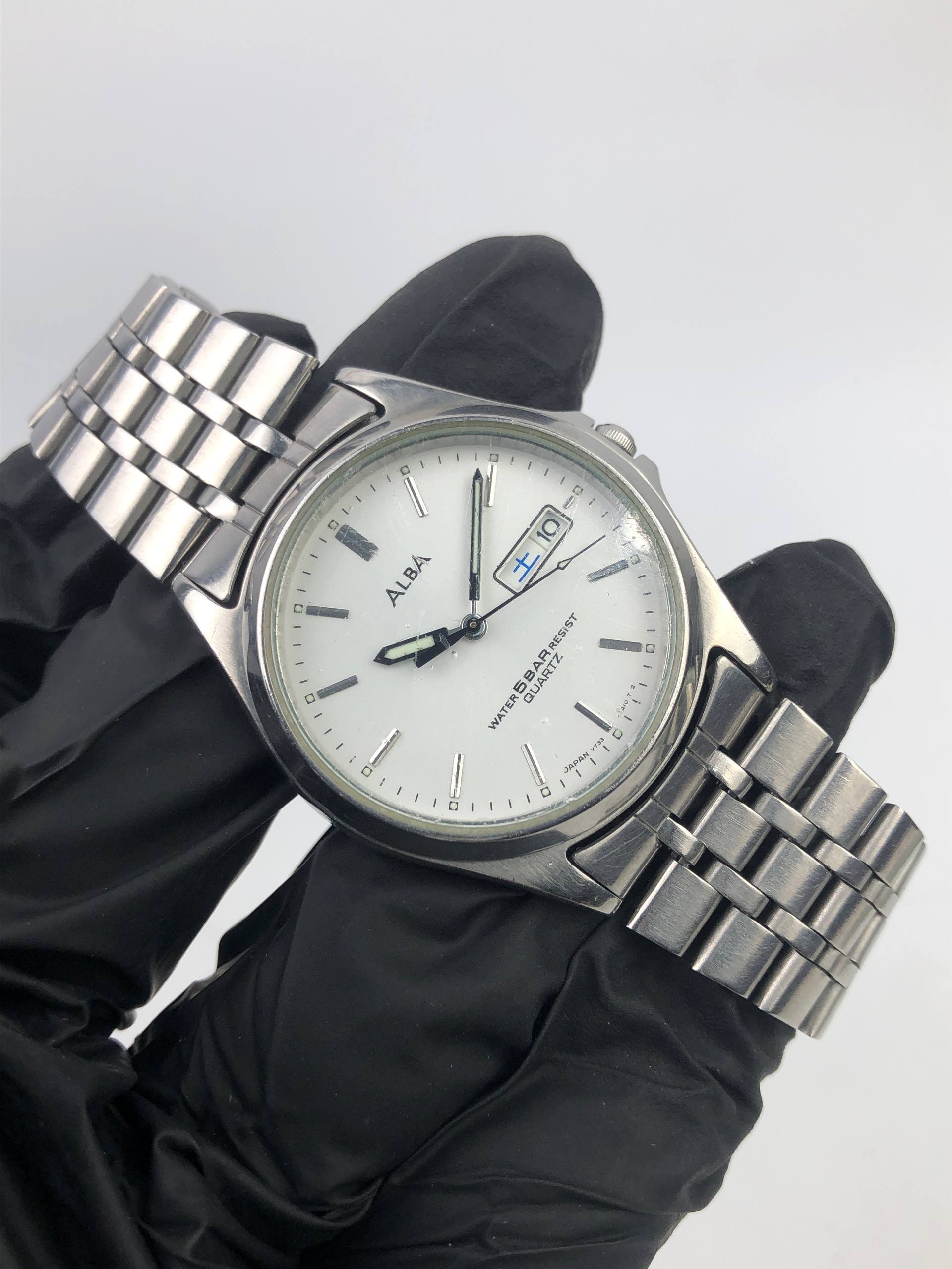 ALBA V733-7A00 ANALOG DAYDATE MAN SIZE - Gambar 3
