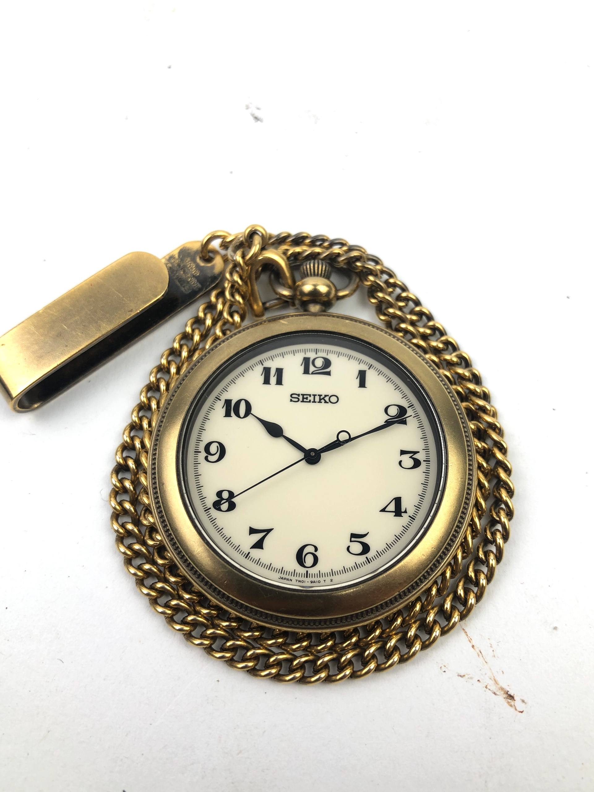 POCKET WATCH SEIKO 7N01-9A10 ORIGINAL