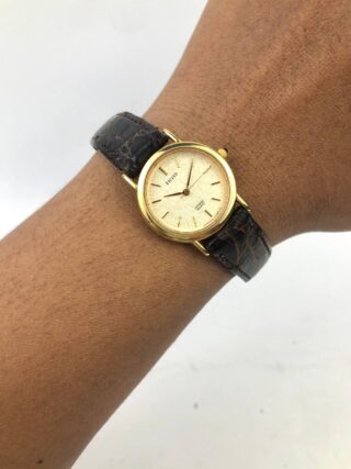 CITIZEN EXCEED SNOWFLAKE DIAL SAPPHIRE GLASS QUARTZ