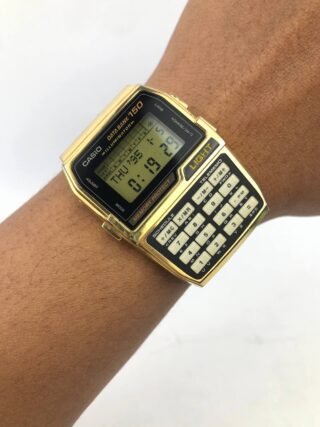 RETRO CASIO CALCULATOR DBC-1500 GOLD ALL ORIGINAL
