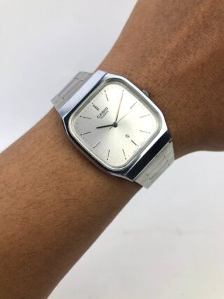 CASIO MQ303 SQUARE SILVER ALL ORIGINAL