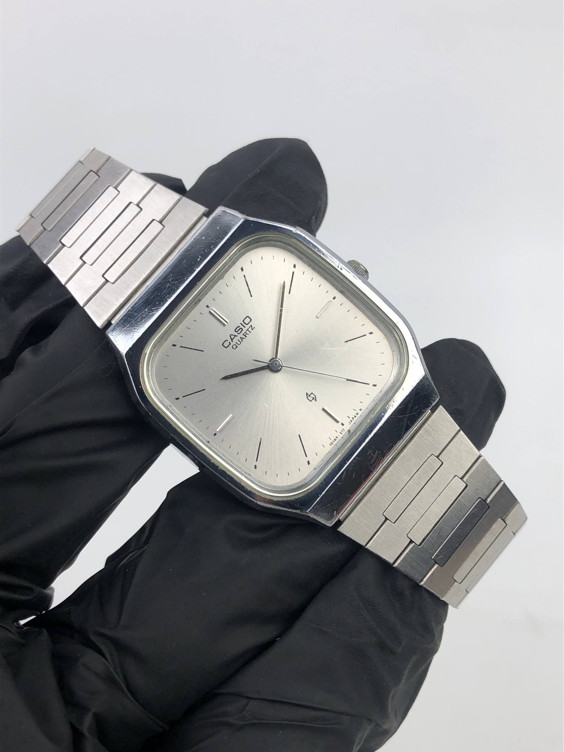 CASIO MQ303 SQUARE SILVER ALL ORIGINAL - Gambar 4