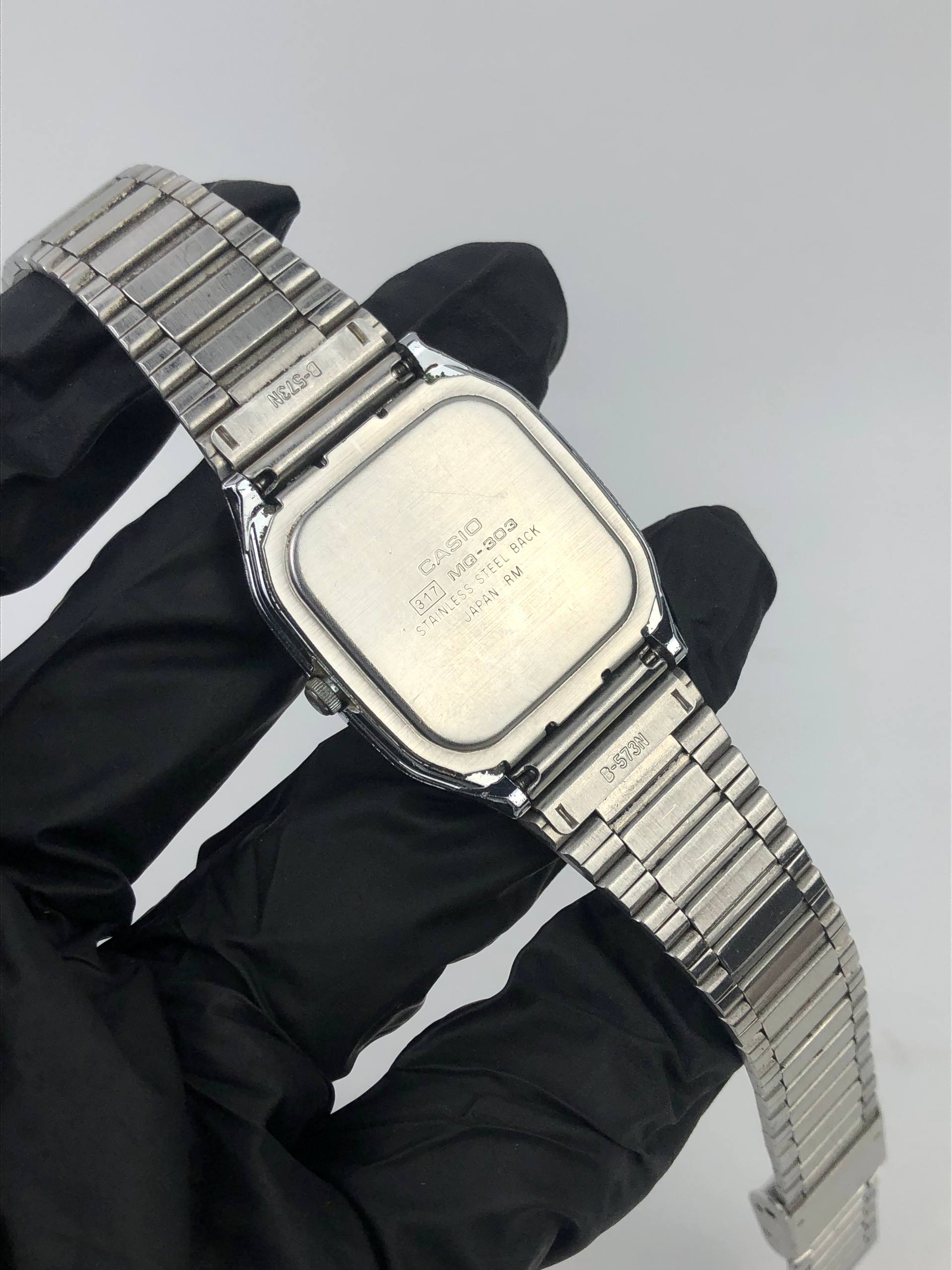 CASIO MQ303 SQUARE SILVER ALL ORIGINAL - Gambar 8