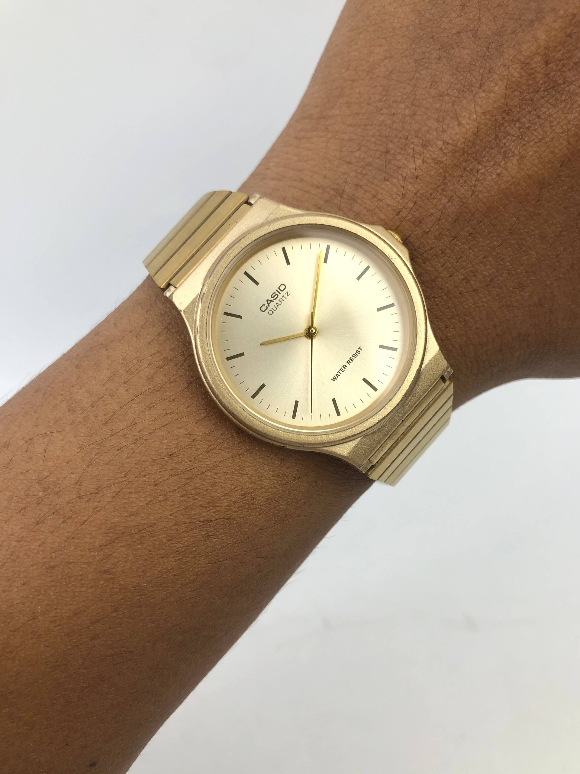 CASIO MQ24 ANALOG GOLD ALL ORIGINAL