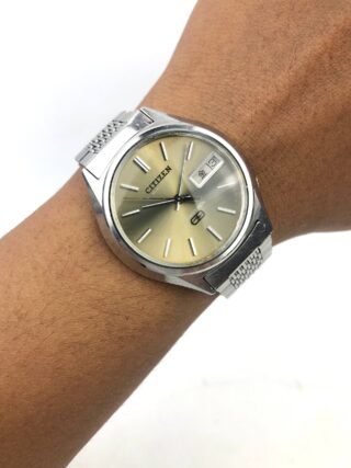 CITIZEN ELECTRONIC COSMOTRON CHAMPAGNE DIAL FULL ORIGINAL