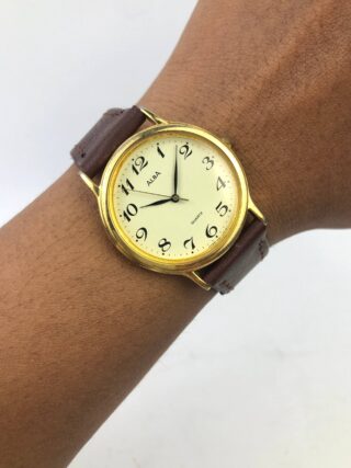 KLASIK ALBA NUMERIK QUARTZ GOLD CASE