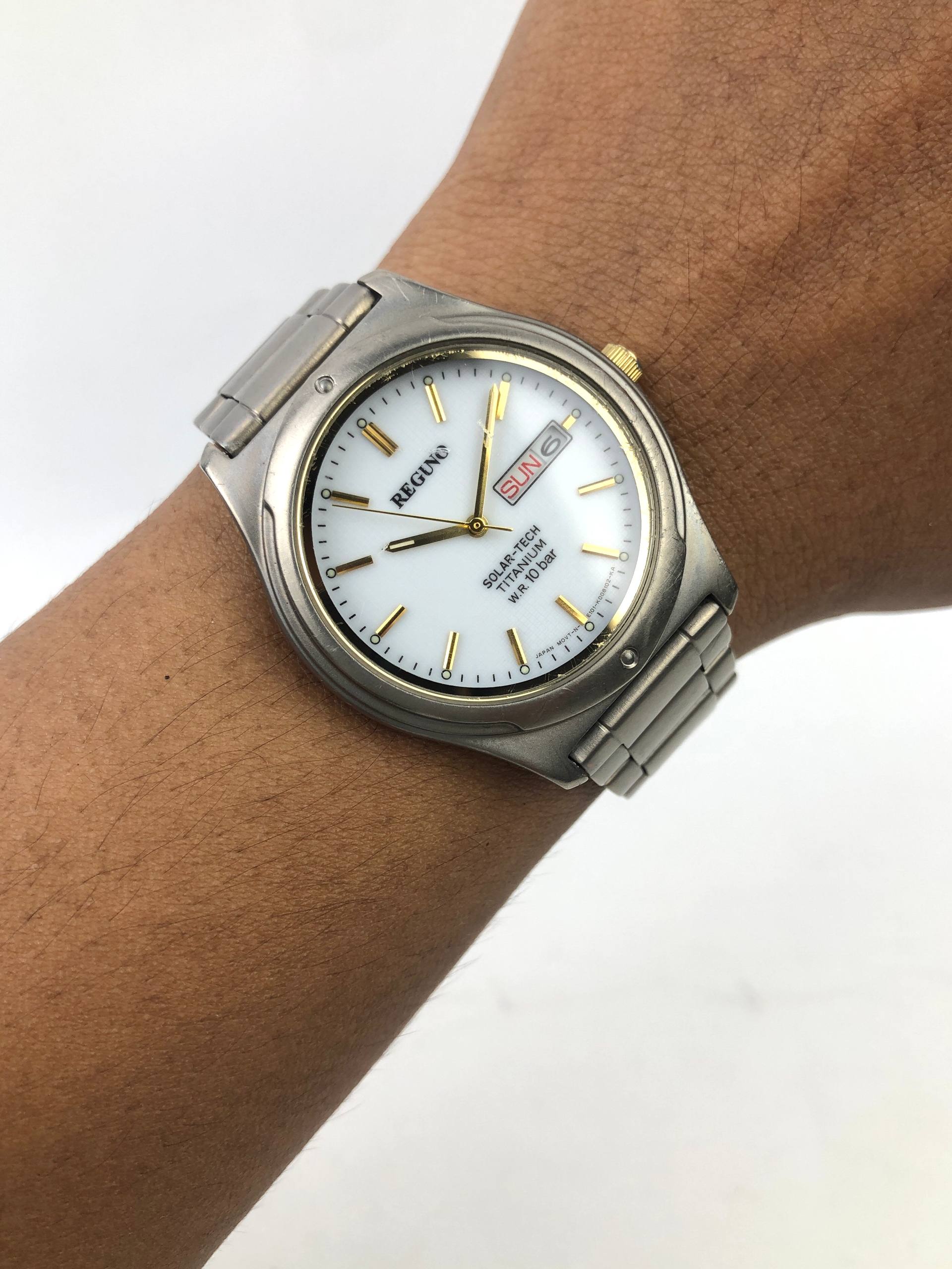 CITIZEN E101 REGUNO SOLAR ECODRIVE TITANIUM