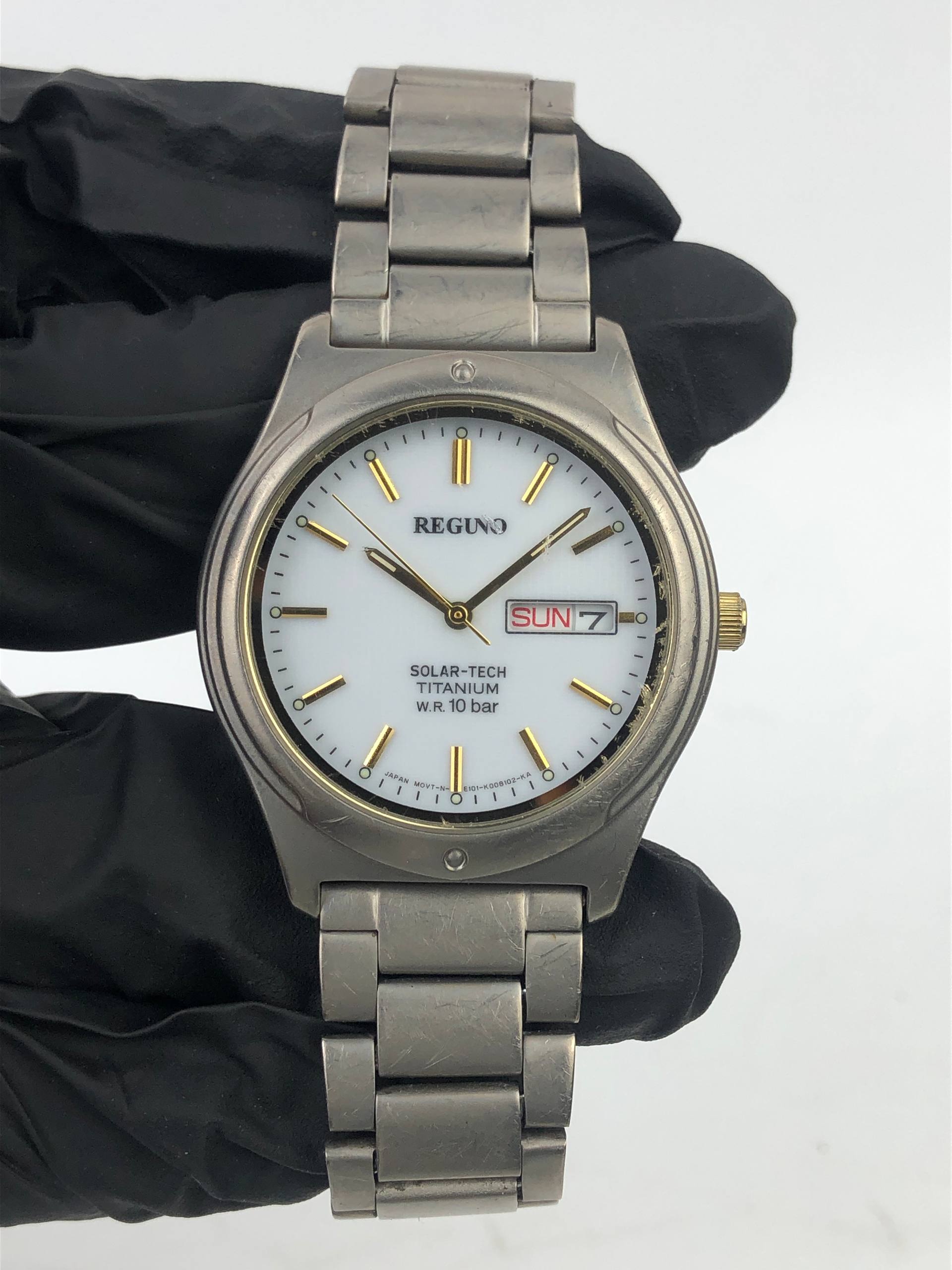 CITIZEN E101 REGUNO SOLAR ECODRIVE TITANIUM - Gambar 2