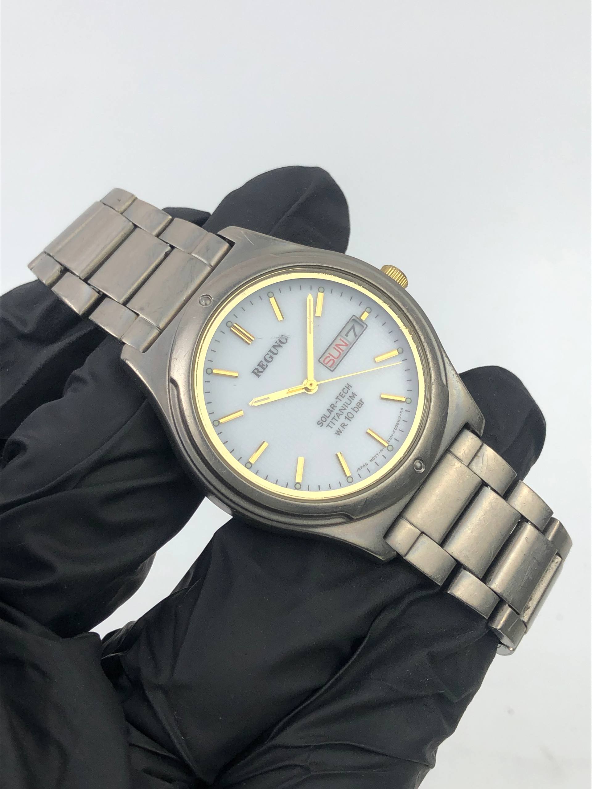 CITIZEN E101 REGUNO SOLAR ECODRIVE TITANIUM - Gambar 4
