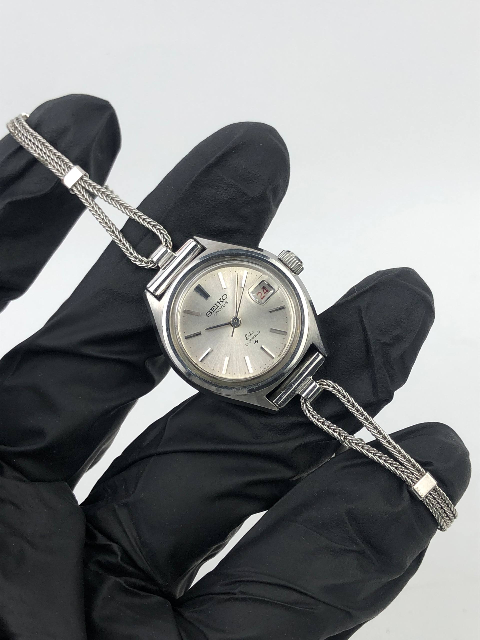 SEIKO CHORUS ECHO HI BEAT 2518-0111 LADIES - Gambar 4