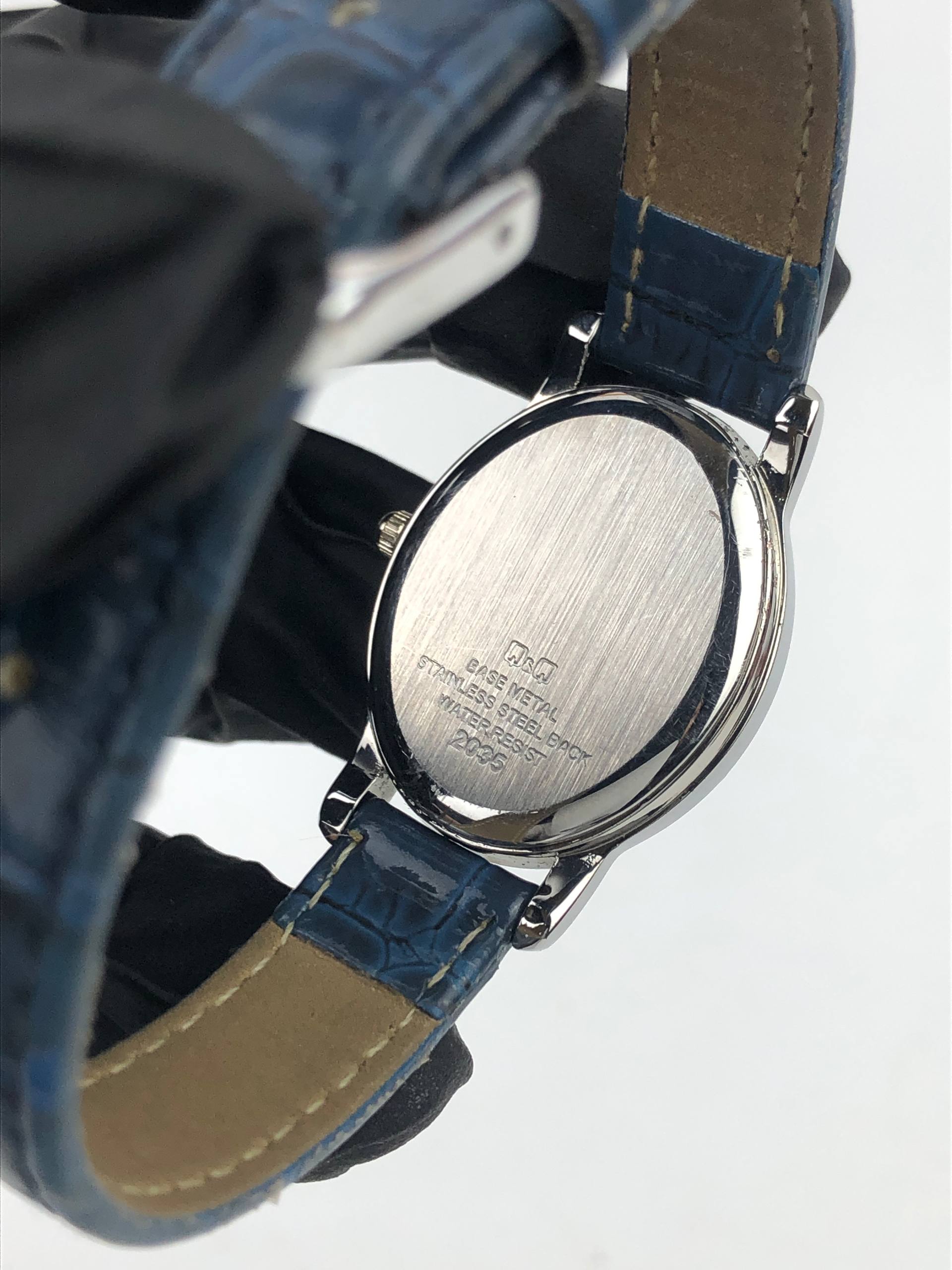 Q&Q QUARTZ JAPAN BLUE OVAL ORIGINAL - Gambar 7