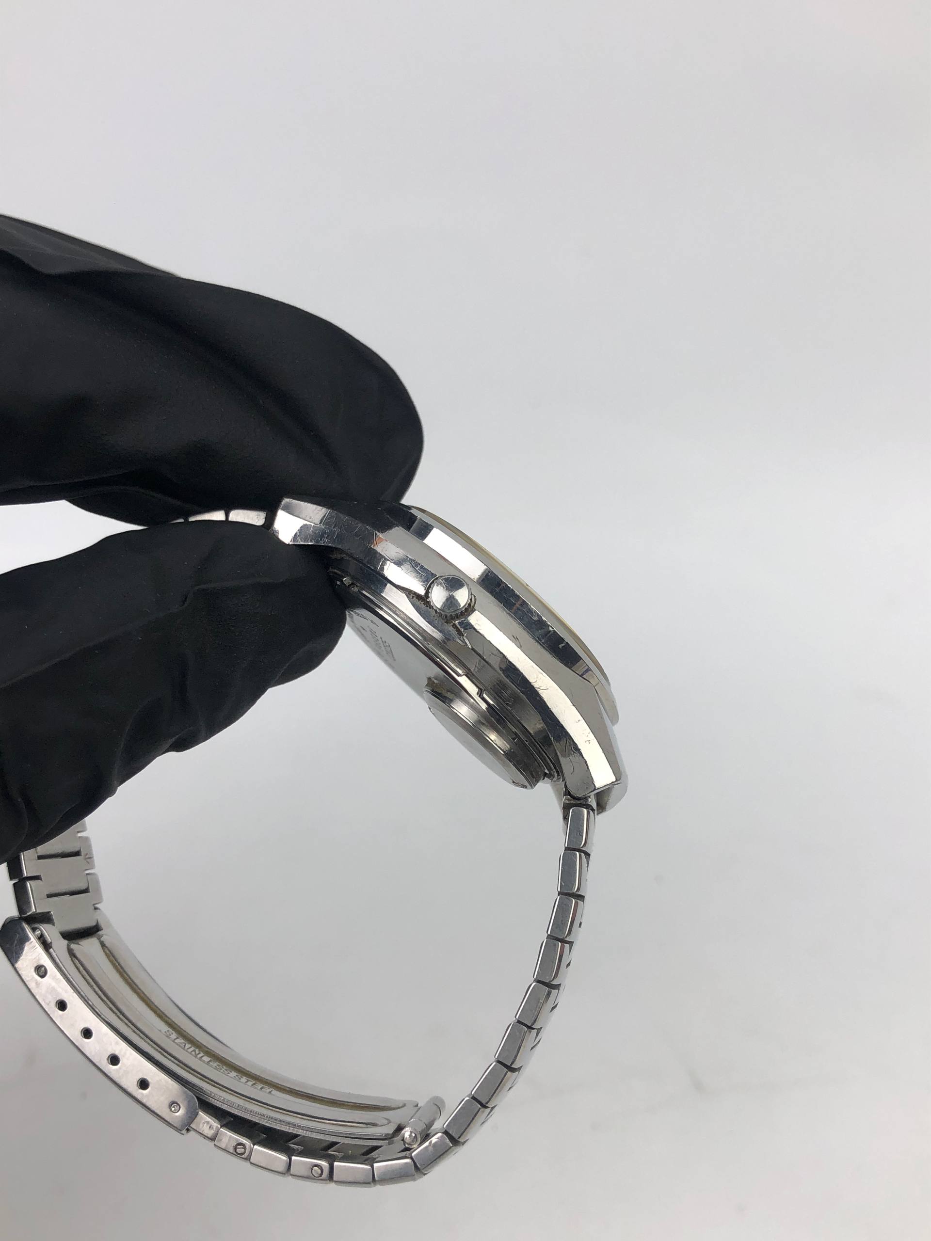 SEIKO QR 3863-7010 BLUE LINEN DIAL ALL ORIGINAL - Gambar 6