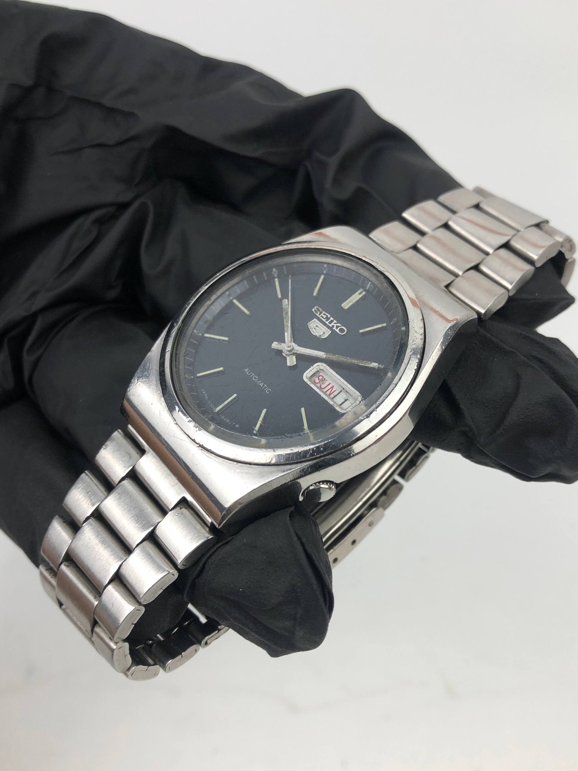 SEIKO 5 6309-8210 BLUE DIAL ORIGINAL - Gambar 3