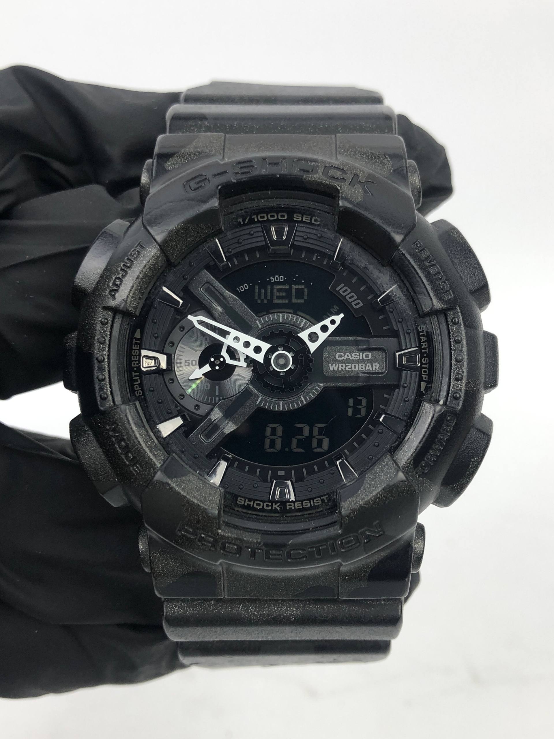 G SHOCK GA-110CM FULL BLACK ORIGINAL - Gambar 2