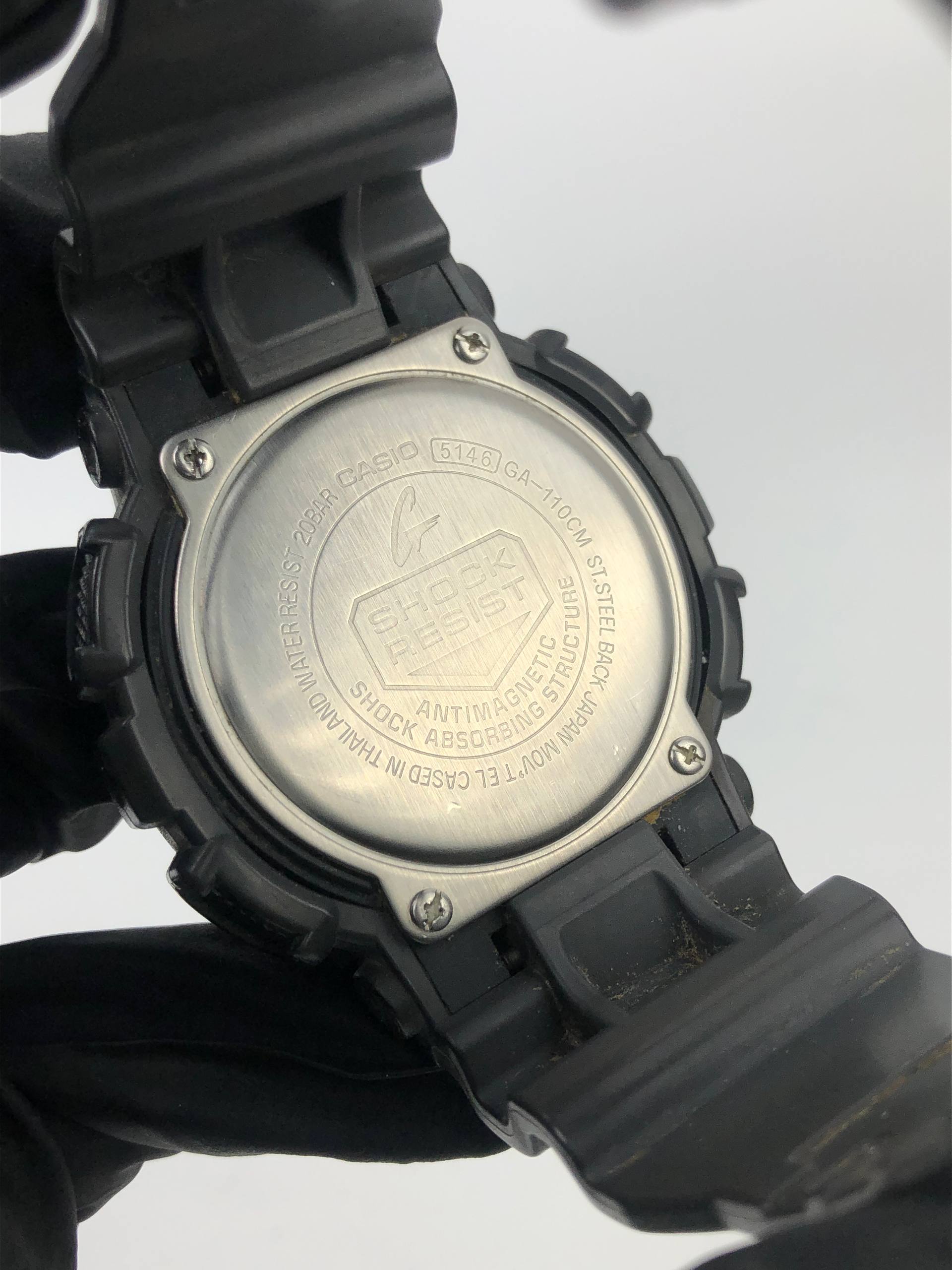 G SHOCK GA-110CM FULL BLACK ORIGINAL - Gambar 8
