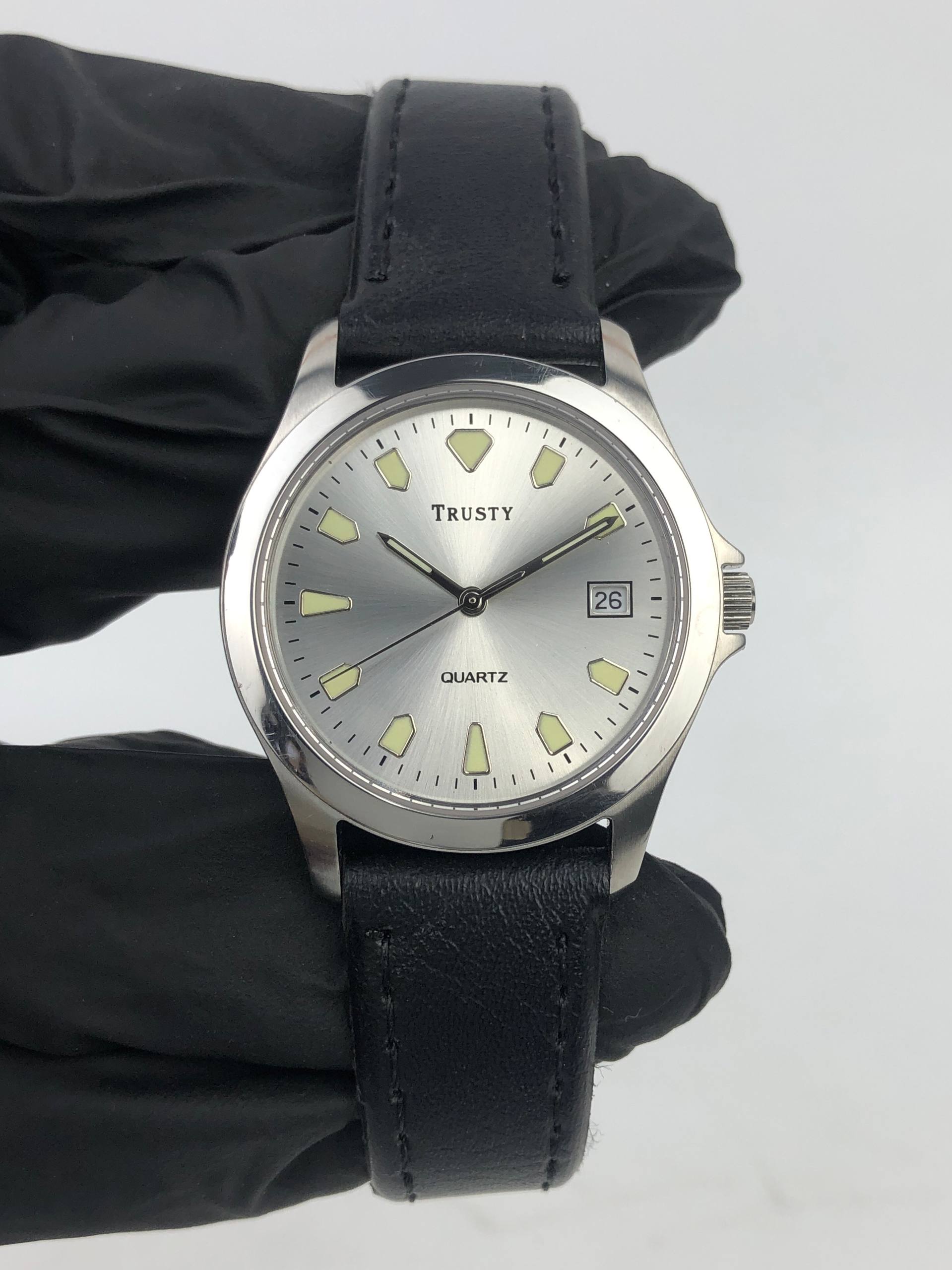 JAPAN WATCH TRUSTY SILVER DIAL - Gambar 2