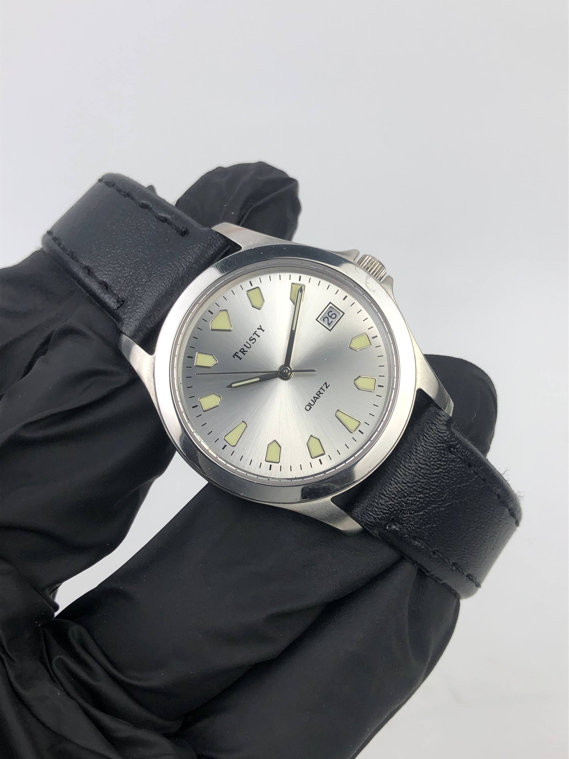 JAPAN WATCH TRUSTY SILVER DIAL - Gambar 4