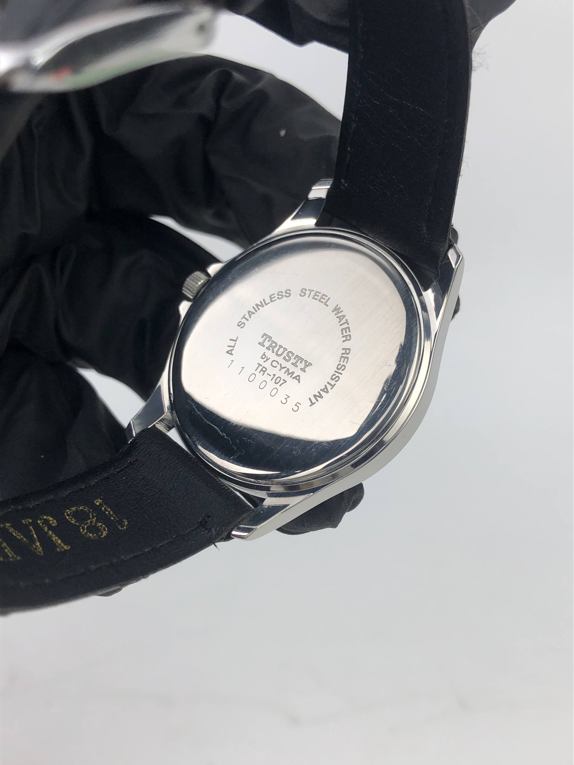 JAPAN WATCH TRUSTY SILVER DIAL - Gambar 7