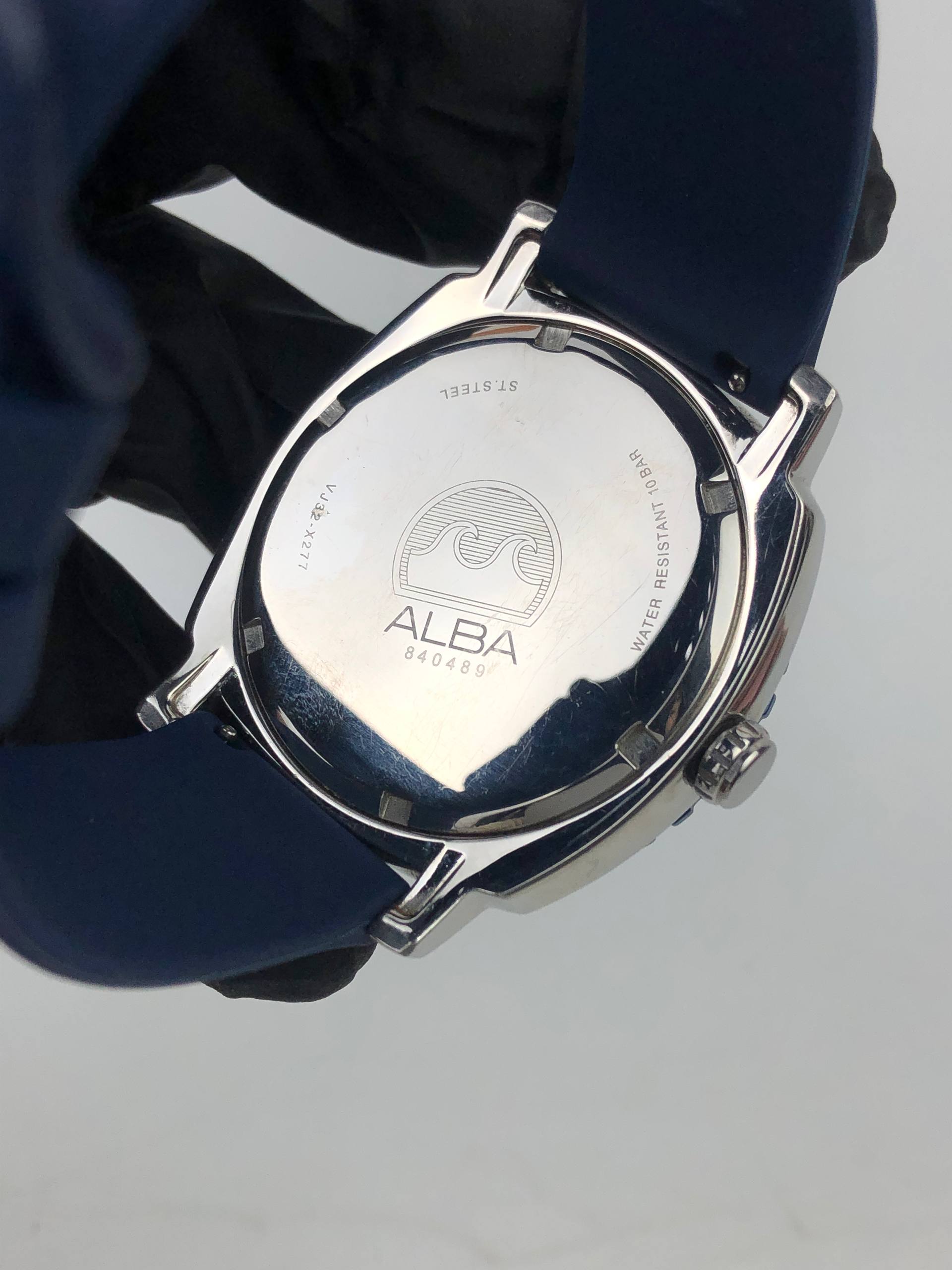 ALBA ACTIVE AG8H99X1 MAN BLUE ROTATE BEZEL - Gambar 7