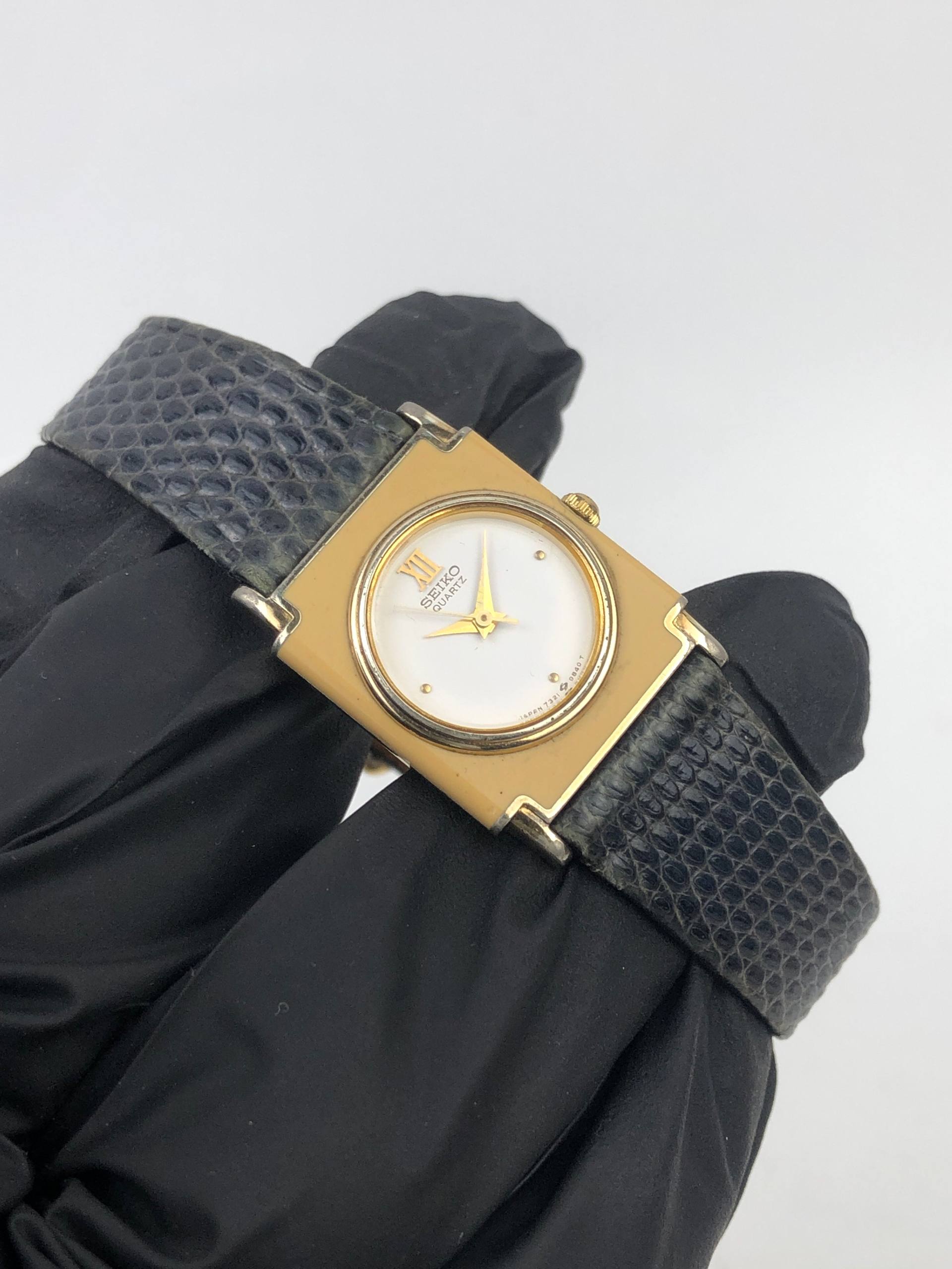 SEIKO 7321-0190 TANK QUARTZ ULTRA THIN - Gambar 4