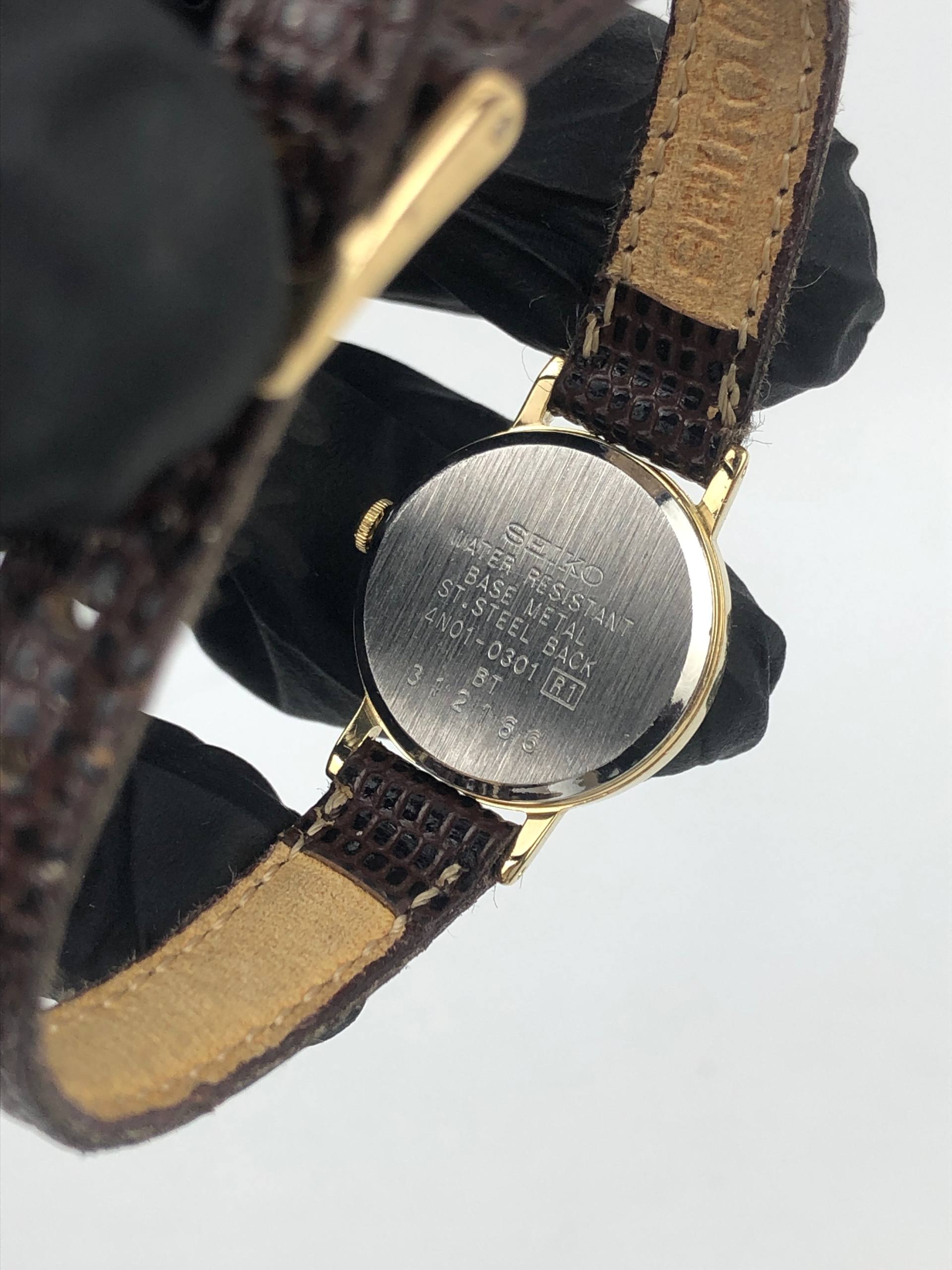 SEIKO 4N01-0301 QUARTZ ALL ORIGINAL - Gambar 7