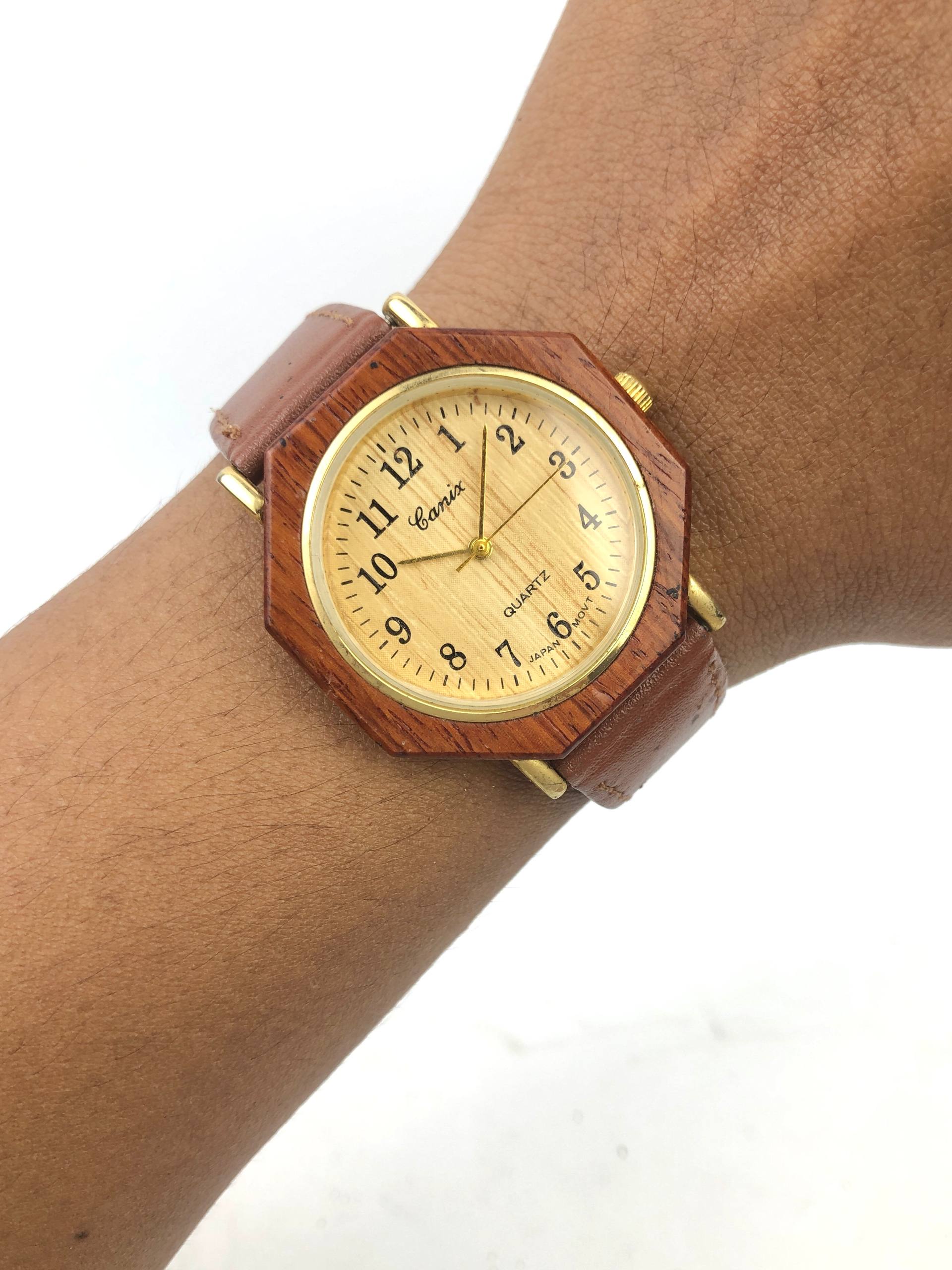 LANIX JAM KAYU QUARTZ UNISEX