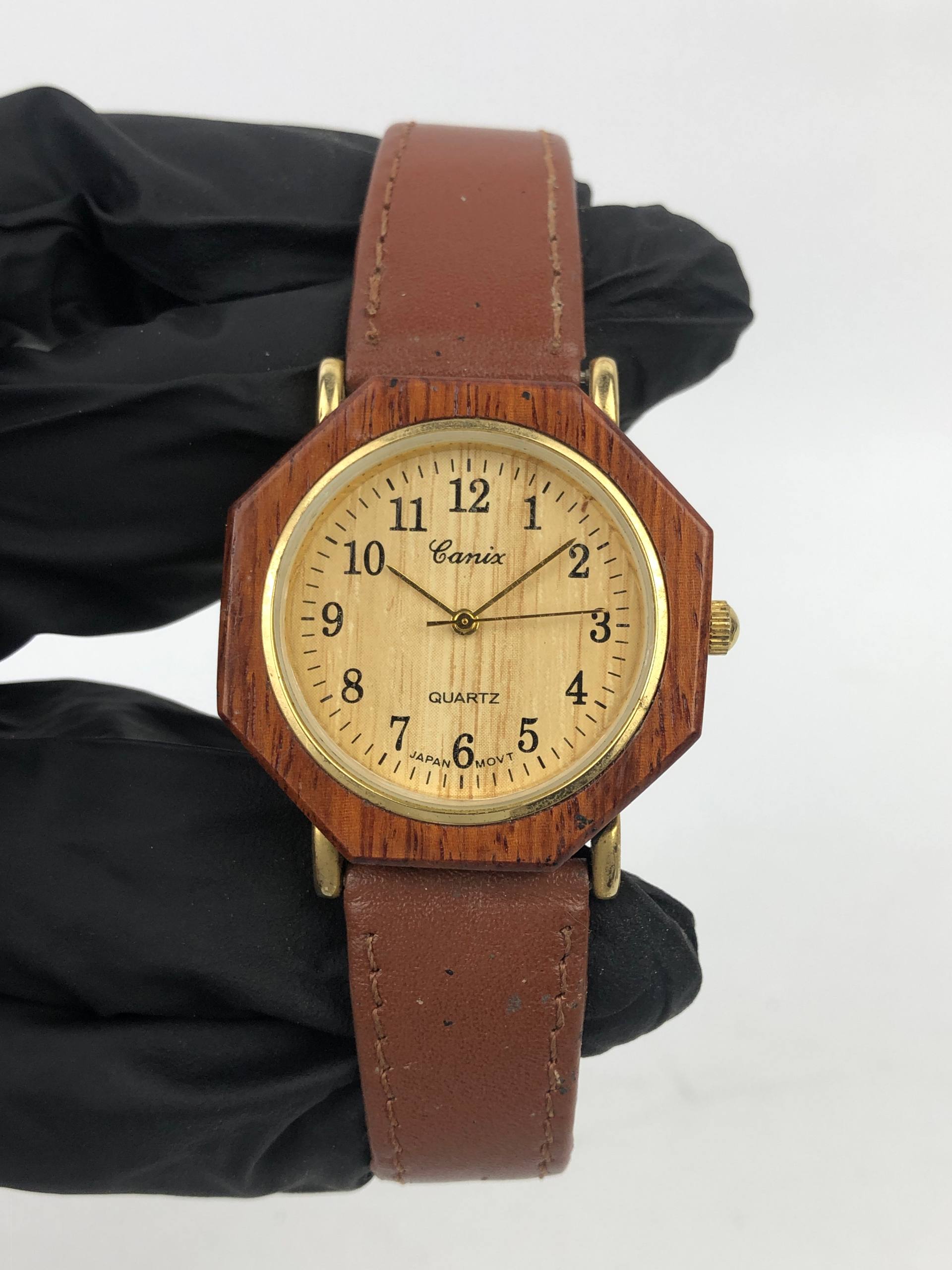 LANIX JAM KAYU QUARTZ UNISEX - Gambar 2