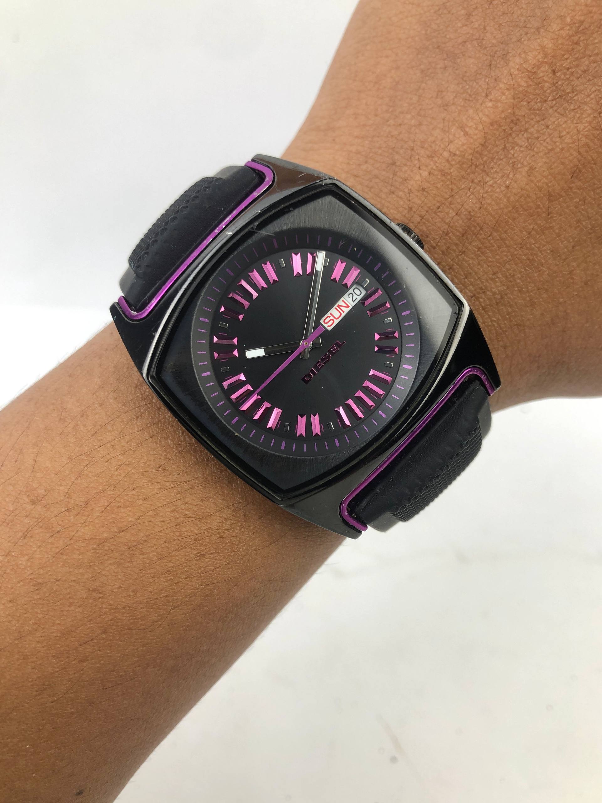 DIESEL ANALOG PURPLE BLACK DZ 5166 QUARTZ