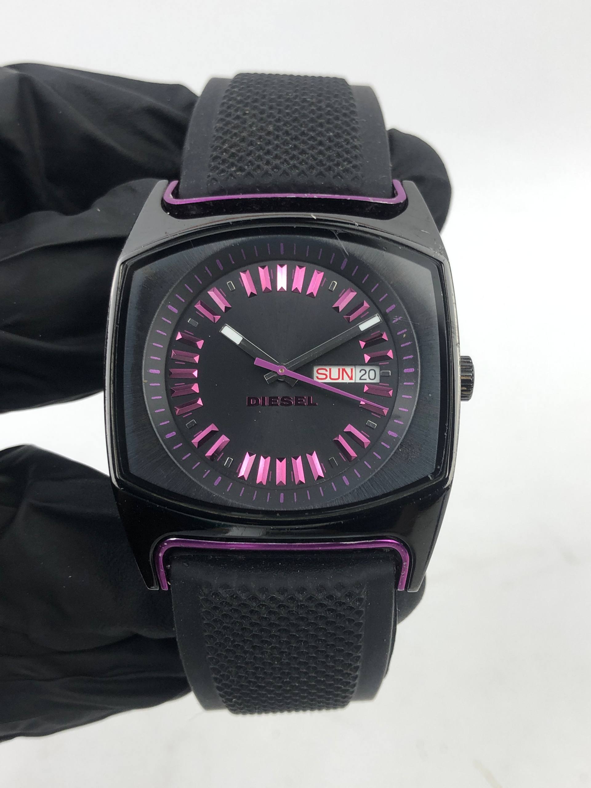 DIESEL ANALOG PURPLE BLACK DZ 5166 QUARTZ - Gambar 2