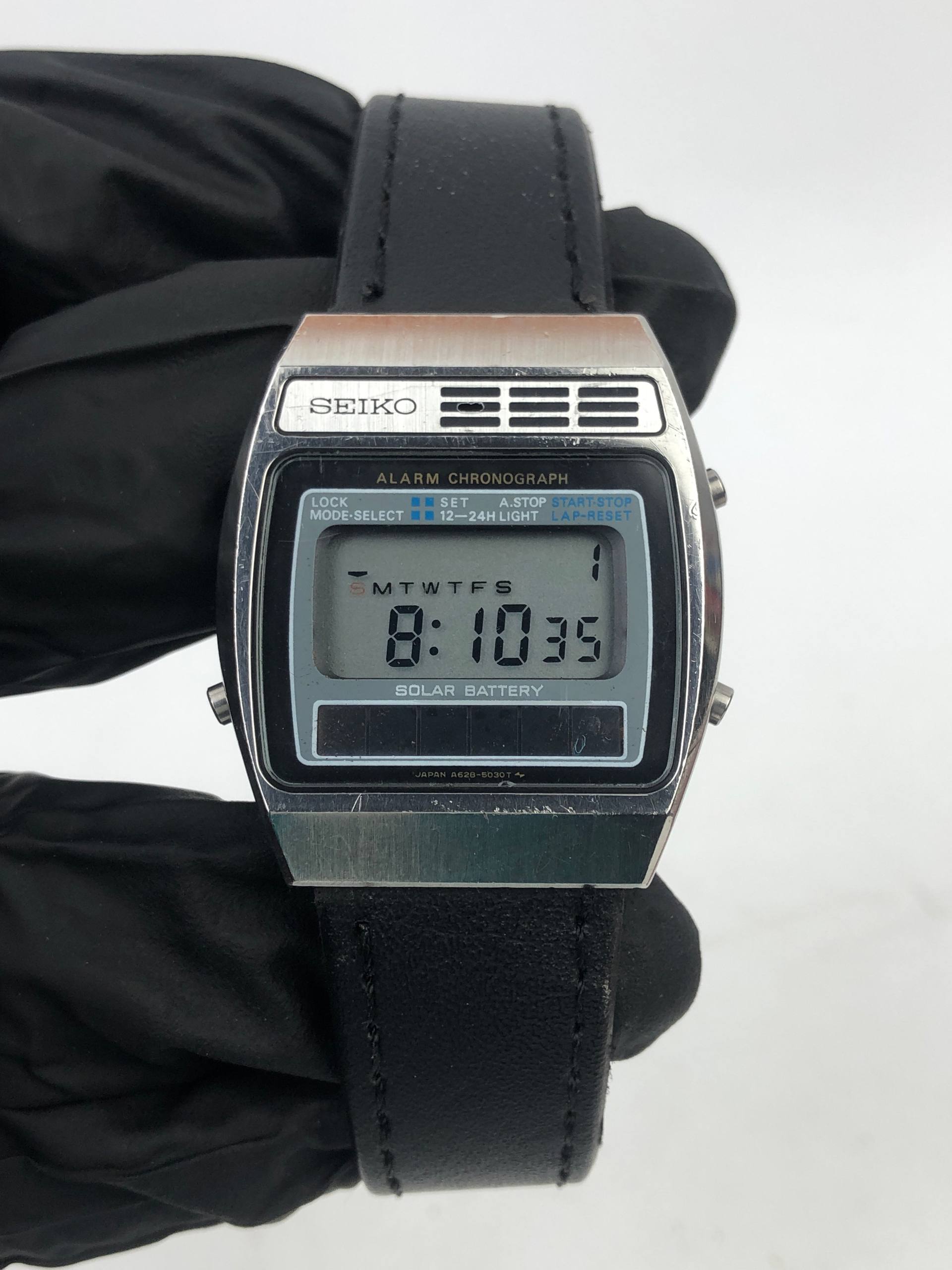 SEIKO A628-5020 DIGITAL SOLAR VINTAGE ORIGINAL - Gambar 2