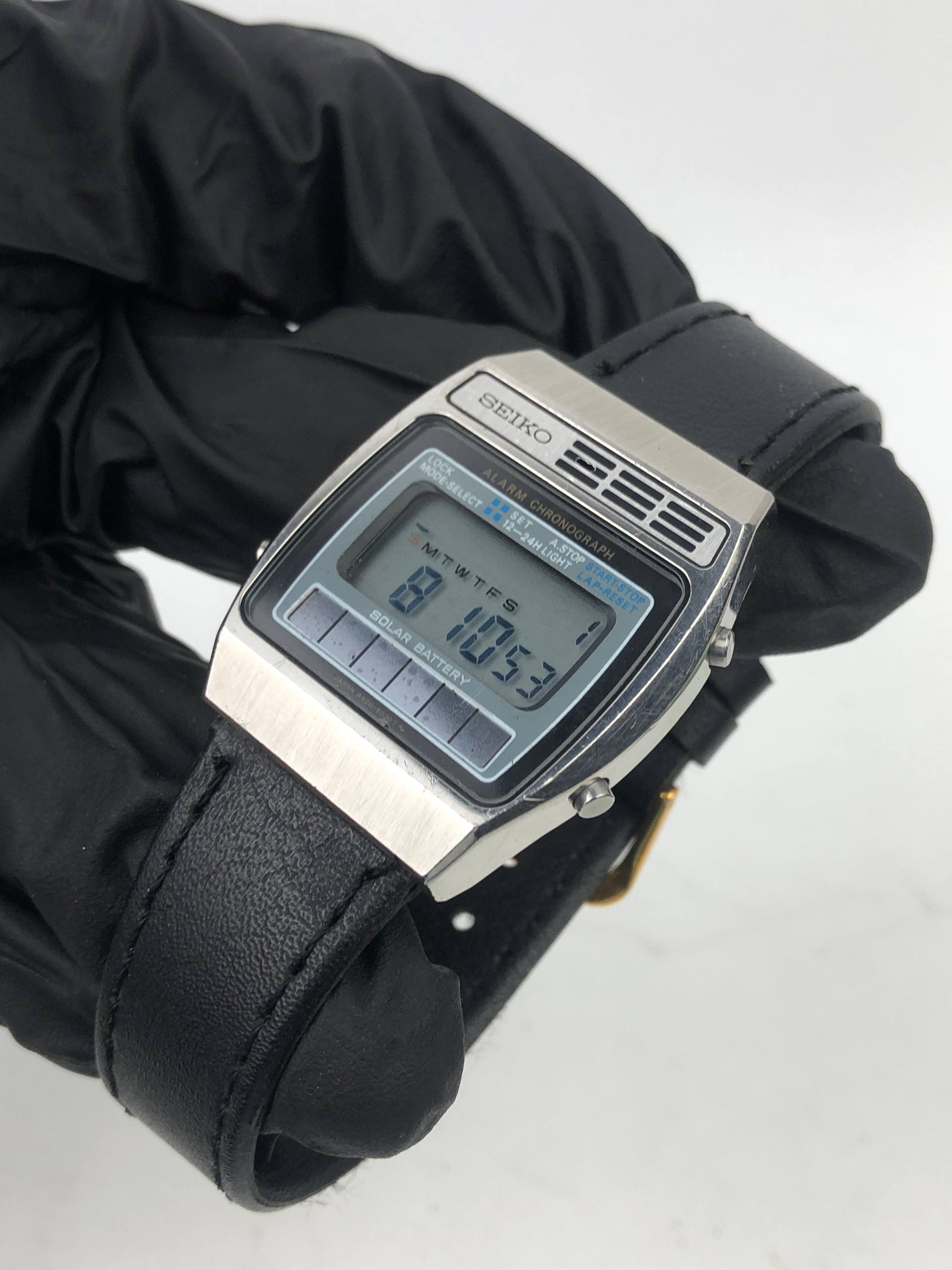SEIKO A628-5020 DIGITAL SOLAR VINTAGE ORIGINAL - Gambar 3
