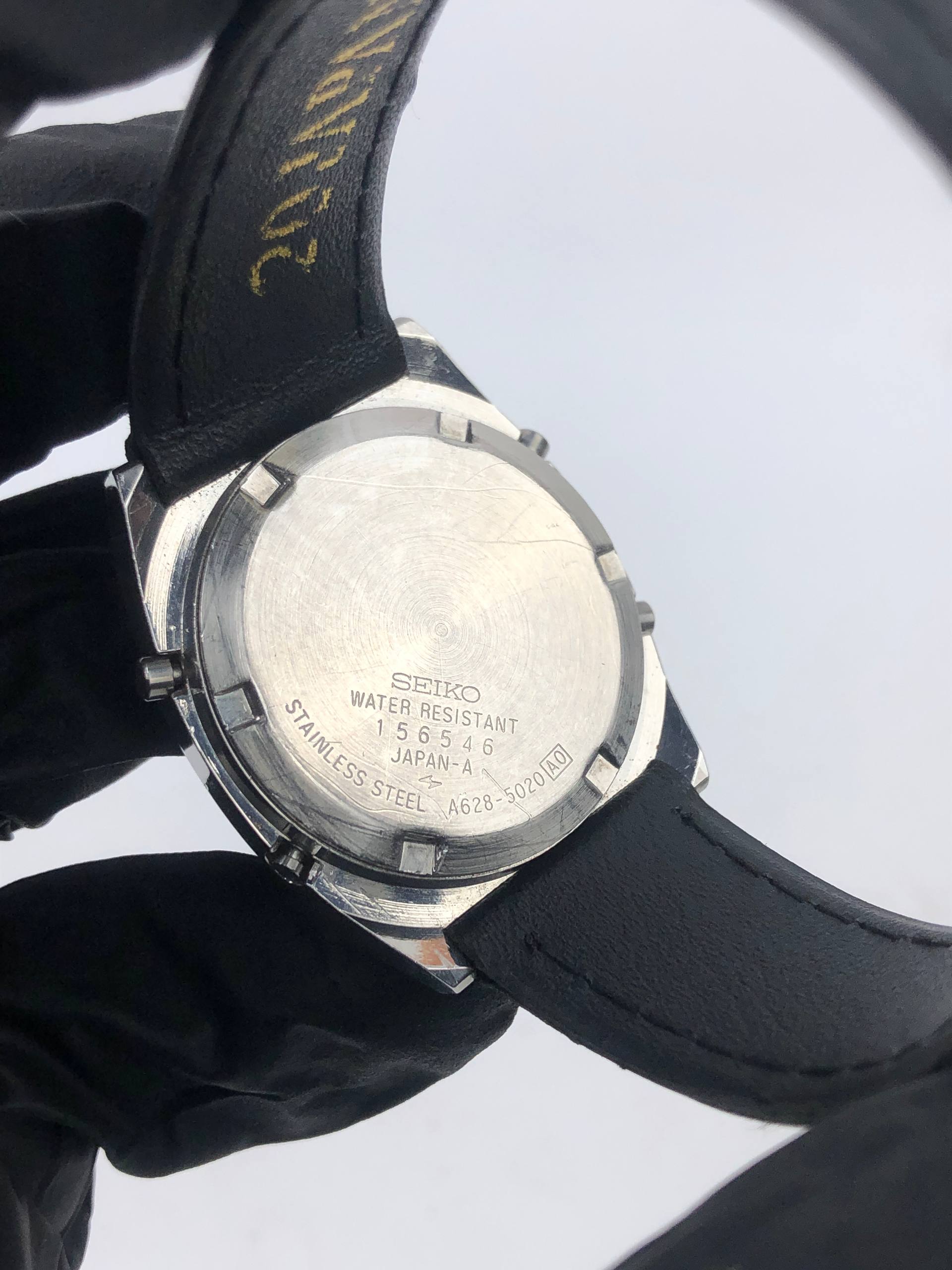 SEIKO A628-5020 DIGITAL SOLAR VINTAGE ORIGINAL - Gambar 7