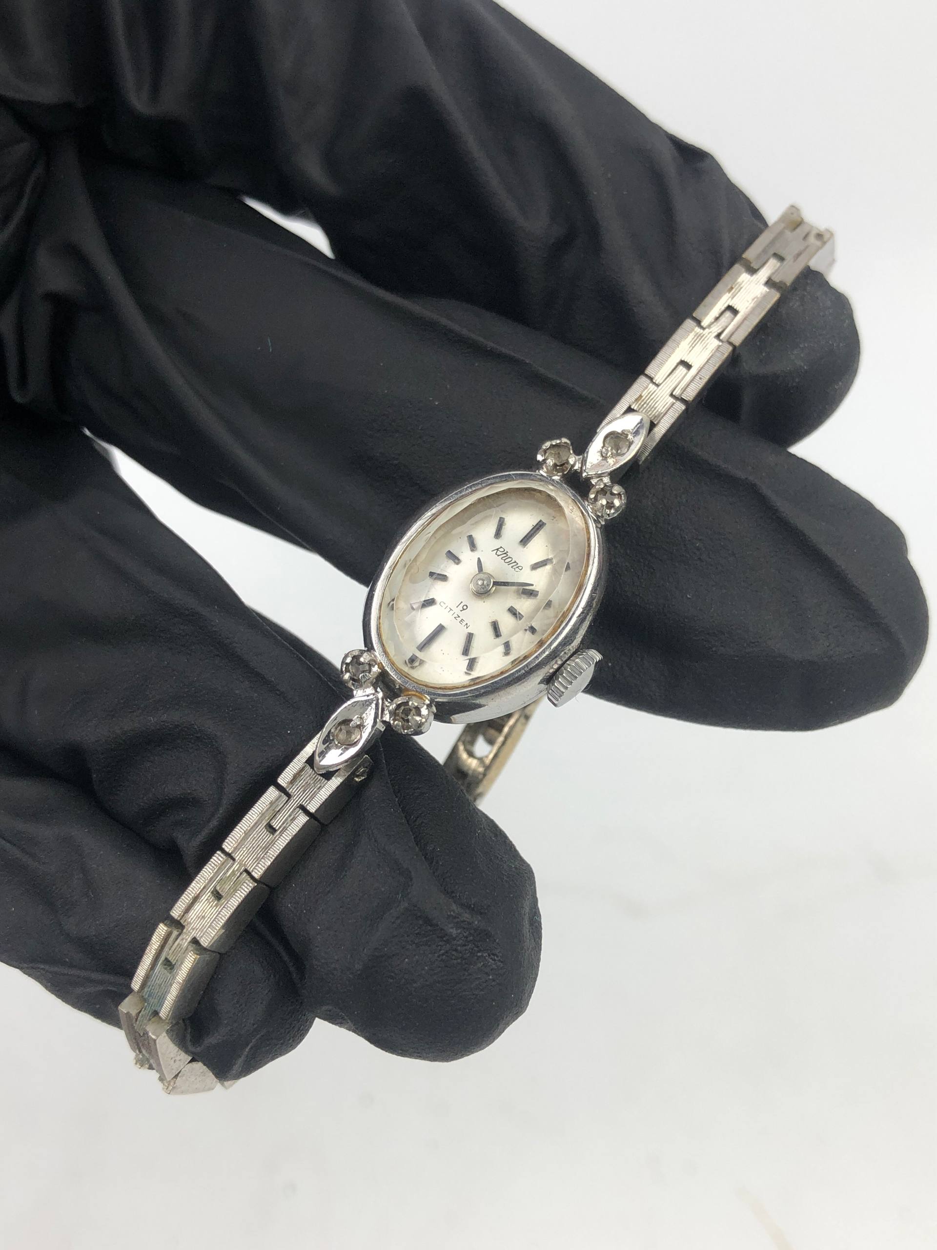 CITIZEN RHONE BANGLE LADY VINTAGE MANUAL - Gambar 3