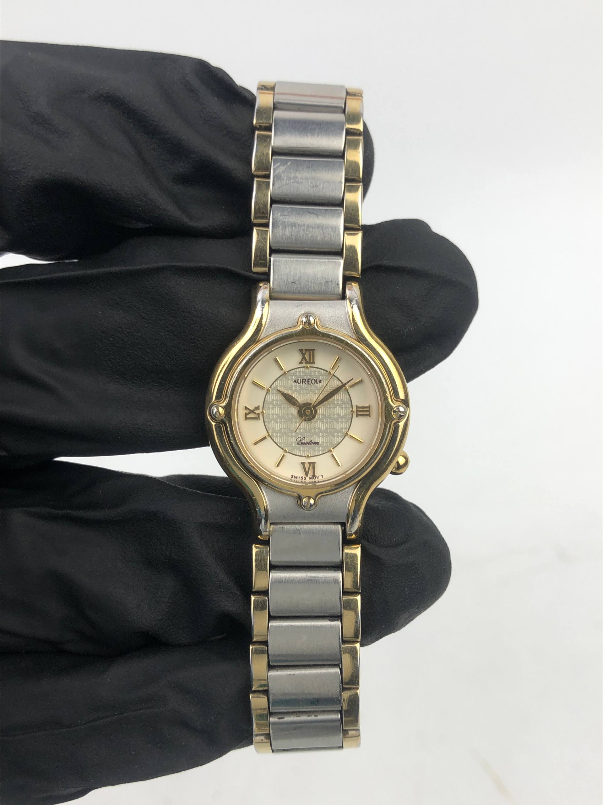 SWISSWATCH AUREOLE GUILOCHE DIAL LADY QUARTZ - Gambar 2